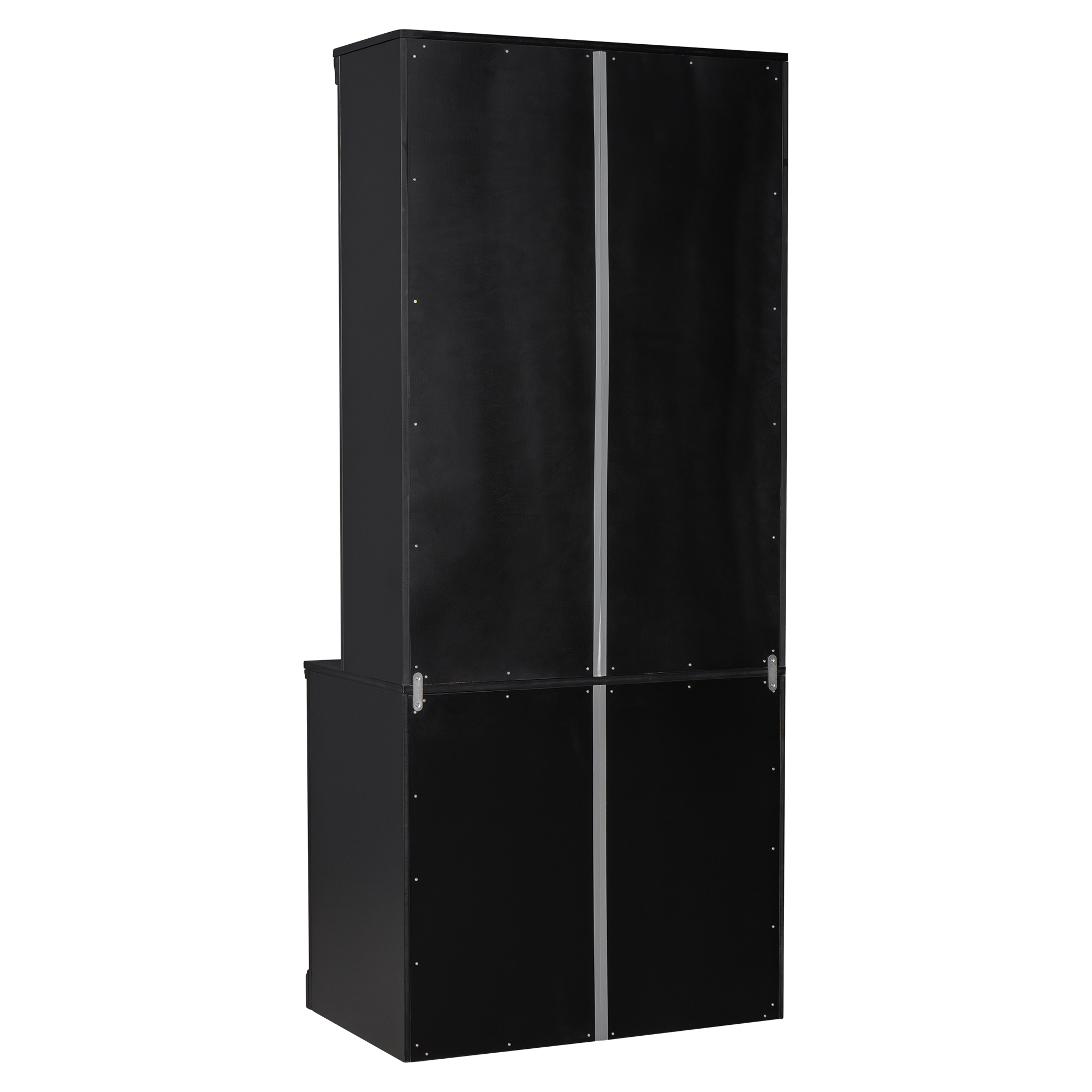 83.4 Tall Bookshelf With LED Lighting And Glass