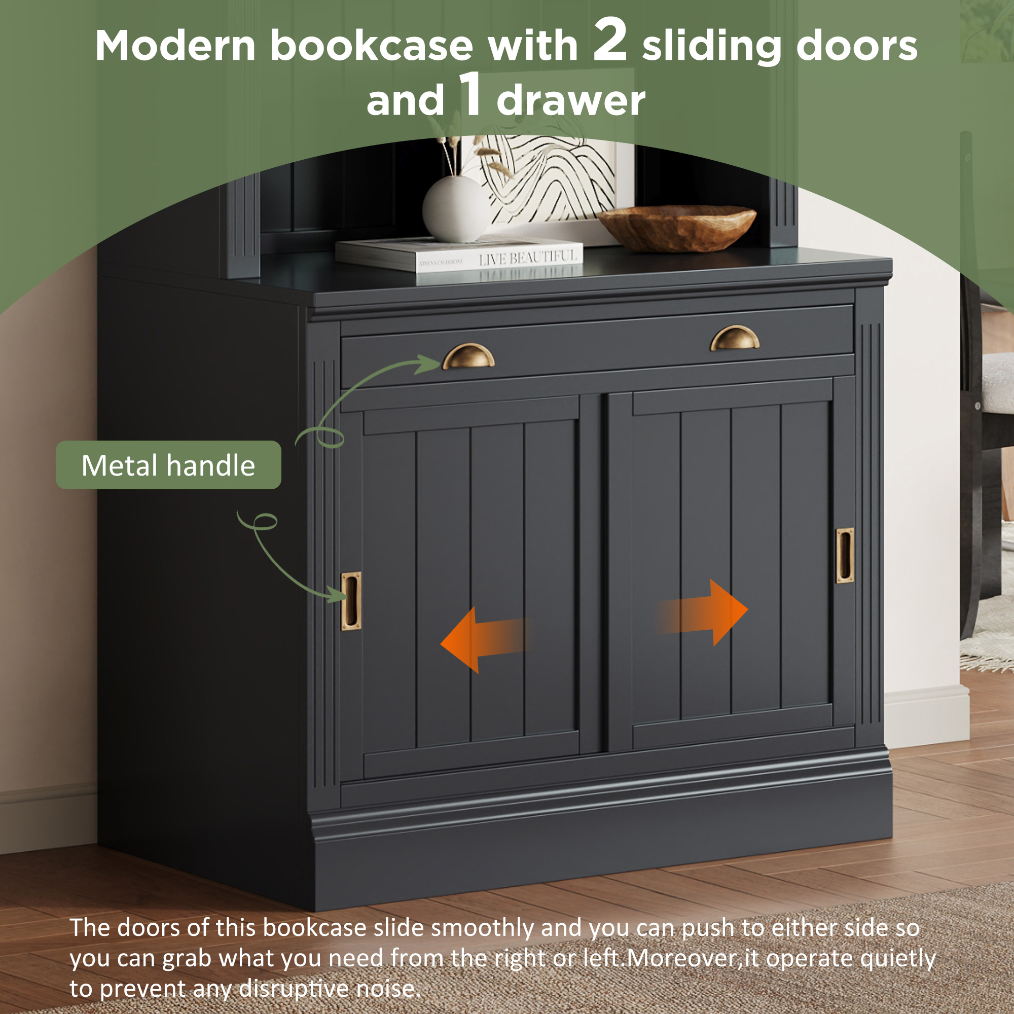 Bookshelf Suite With LED Lighting