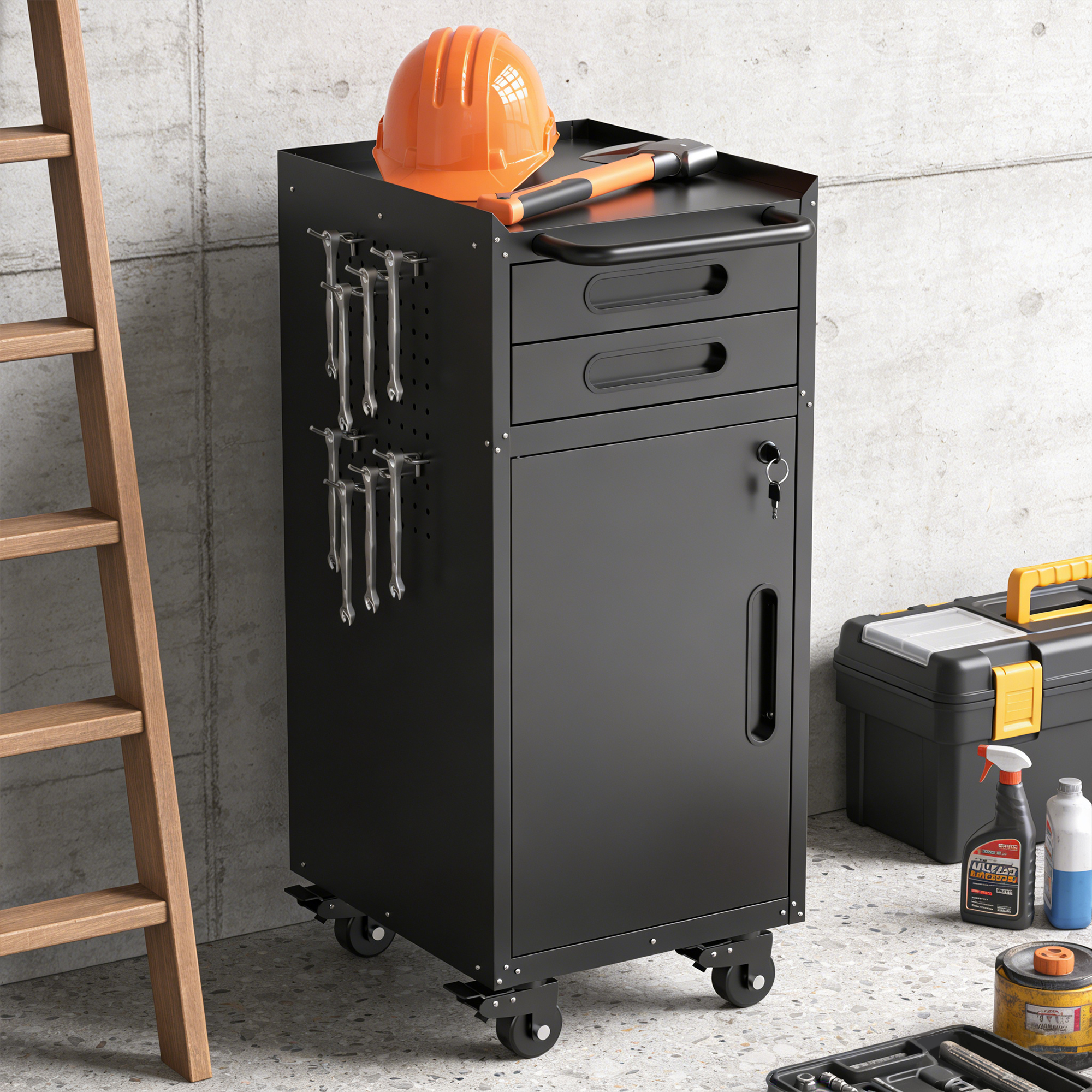 Narrow Rolling Tool Cabinet
