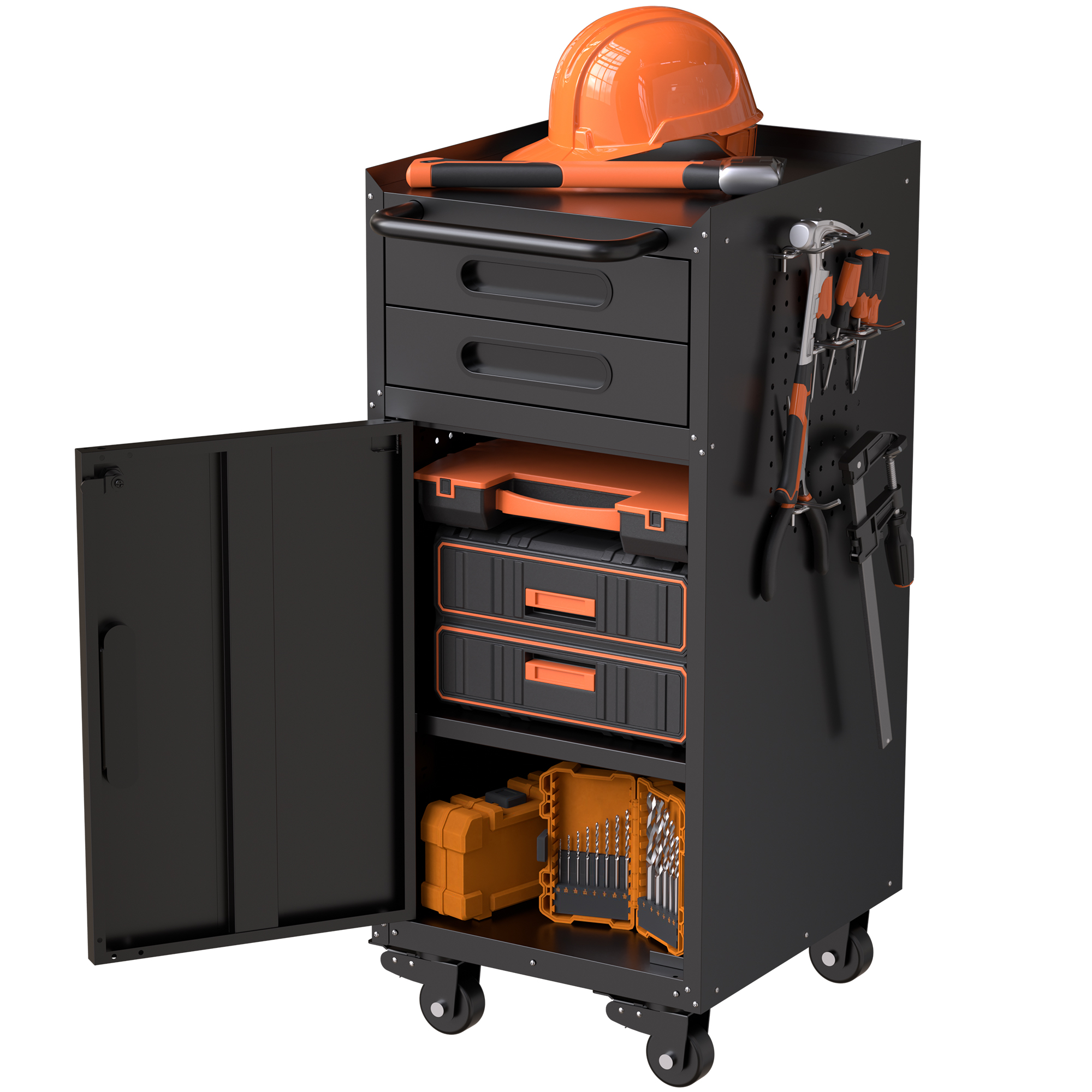 Narrow Rolling Tool Cabinet