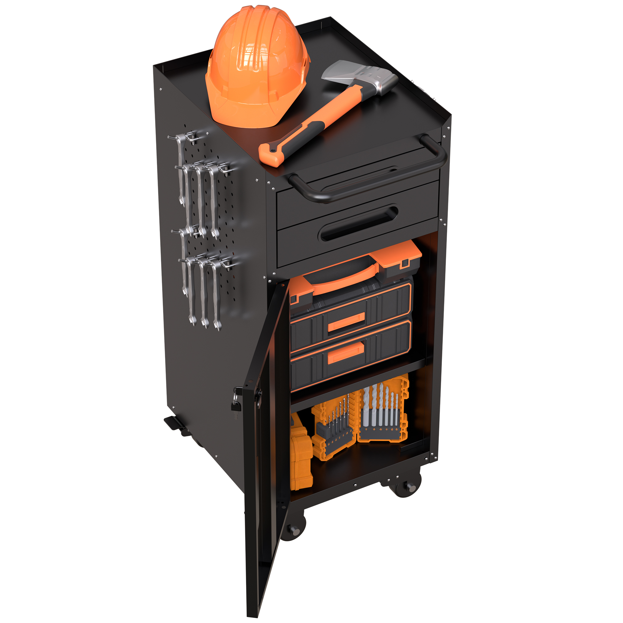 Narrow Rolling Tool Cabinet