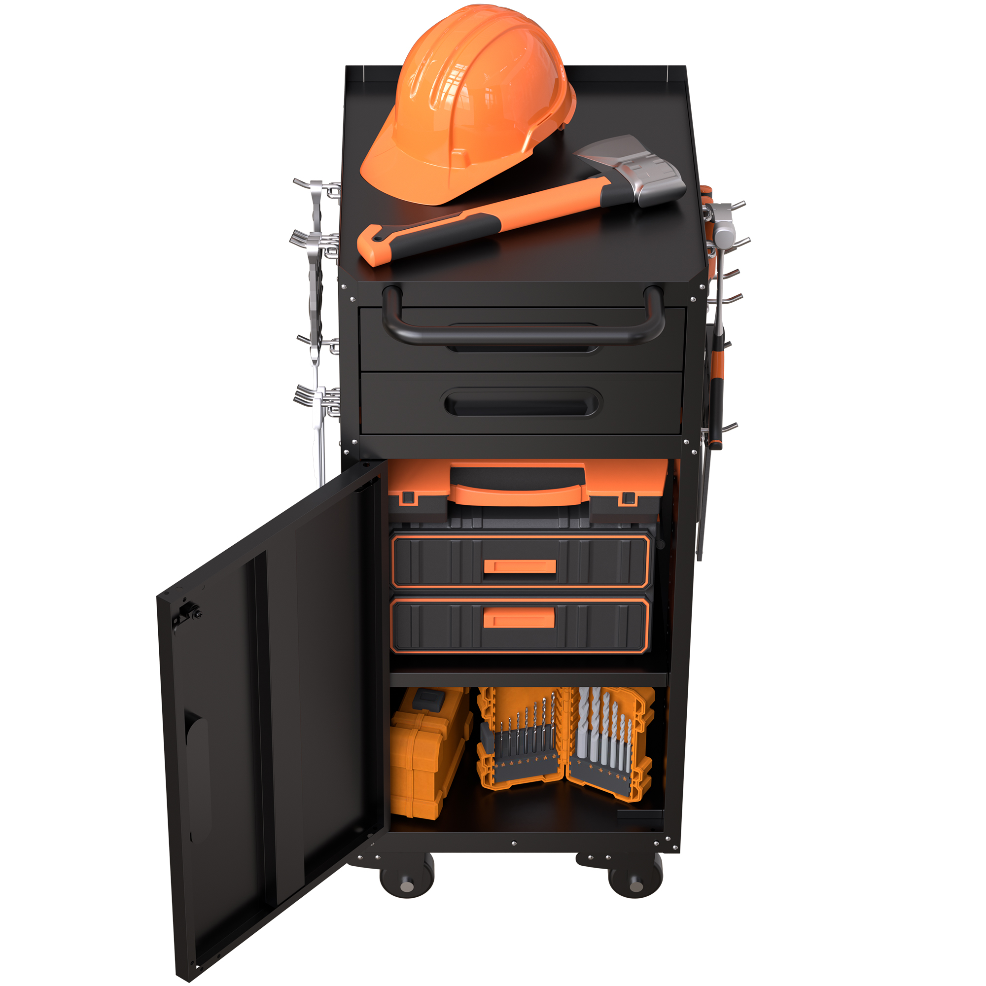 Narrow Rolling Tool Cabinet