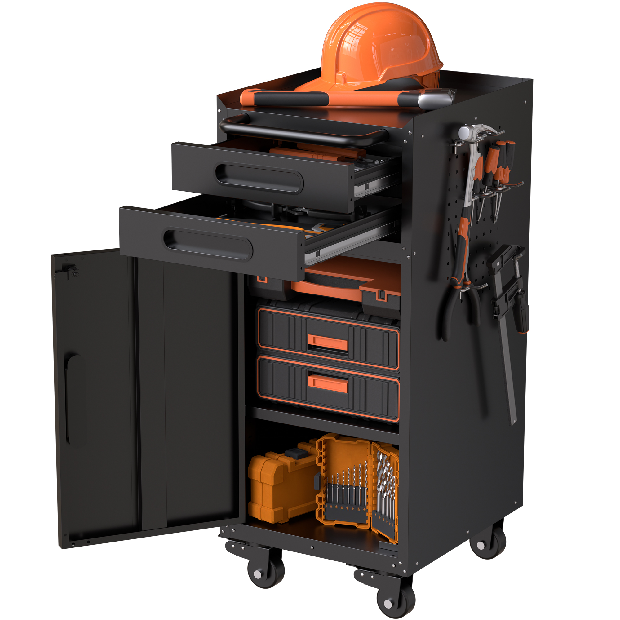 Narrow Rolling Tool Cabinet