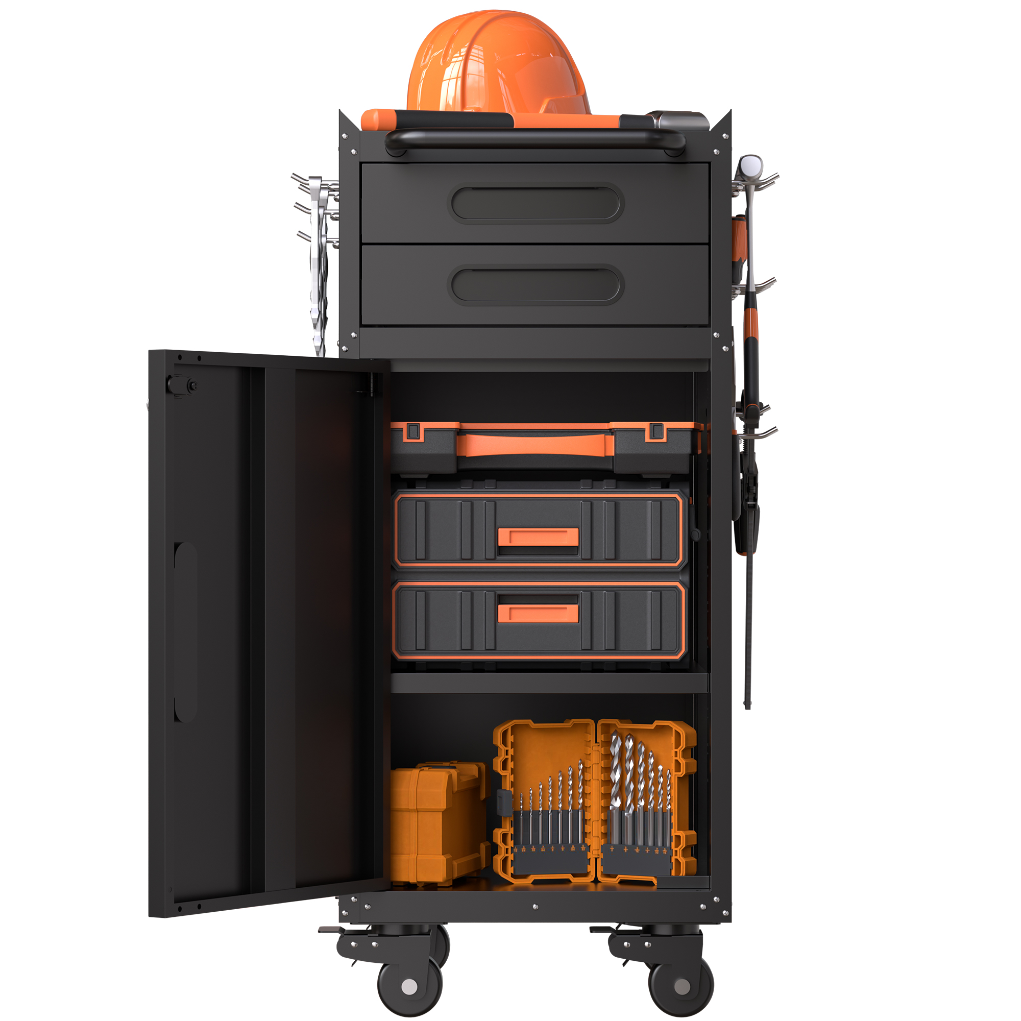 Narrow Rolling Tool Cabinet