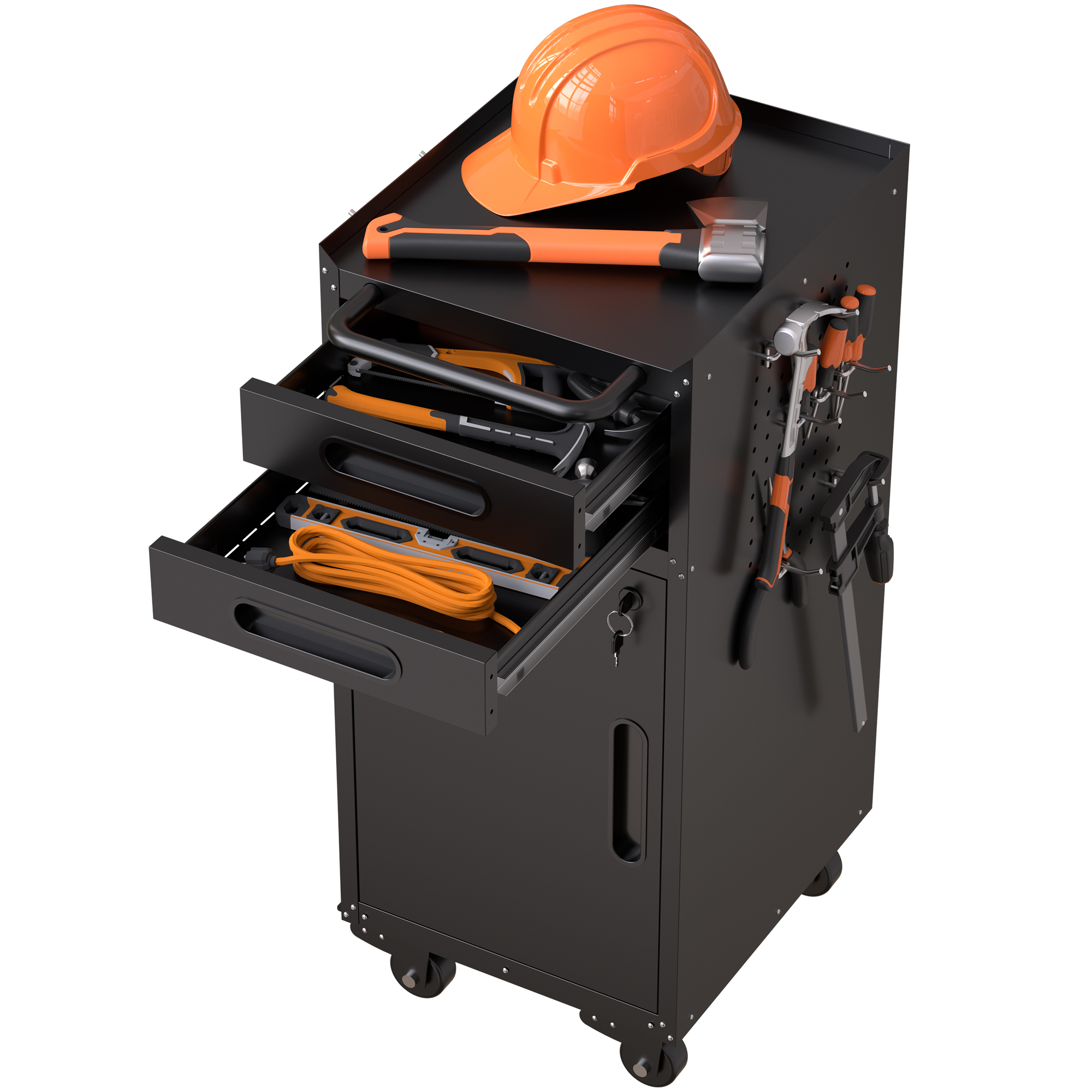 Narrow Rolling Tool Cabinet