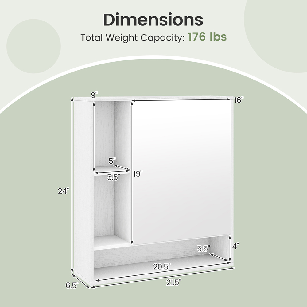 Wall Mounted Bathroom Cabinet