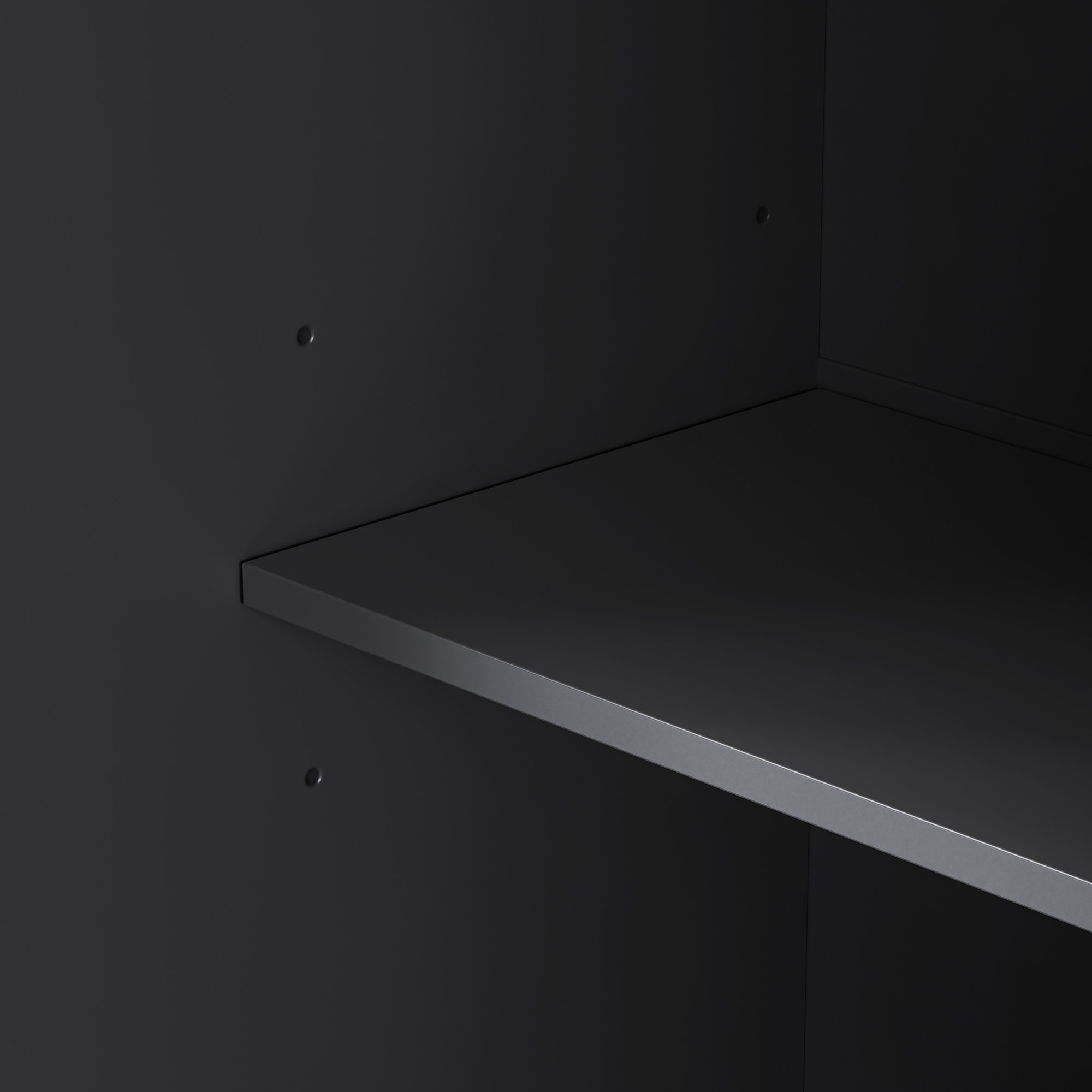K&K Kitchen Island Rubber Wood Veneer Black