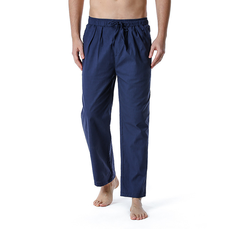 Capri Pants, Cotton-linen Casual