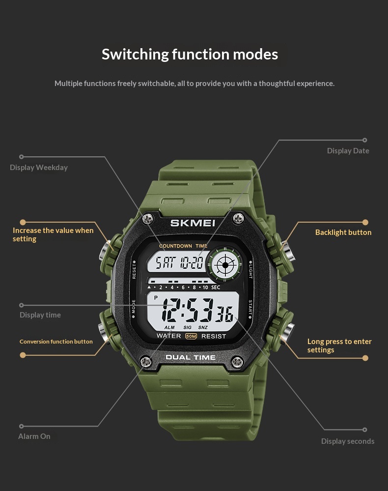 Multifunctional Sports Smartwatch