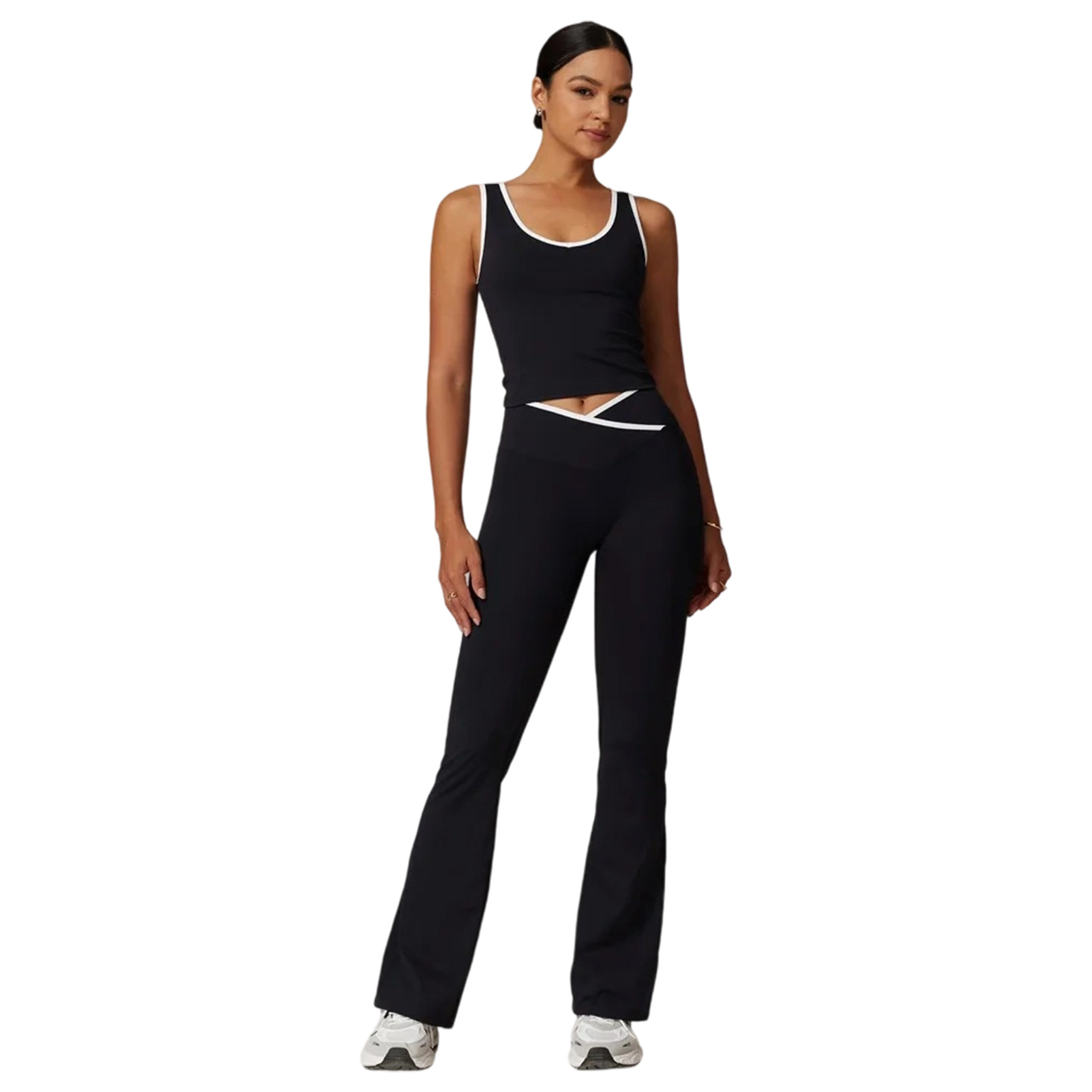 Women's Yoga Pants Two-Piece Set