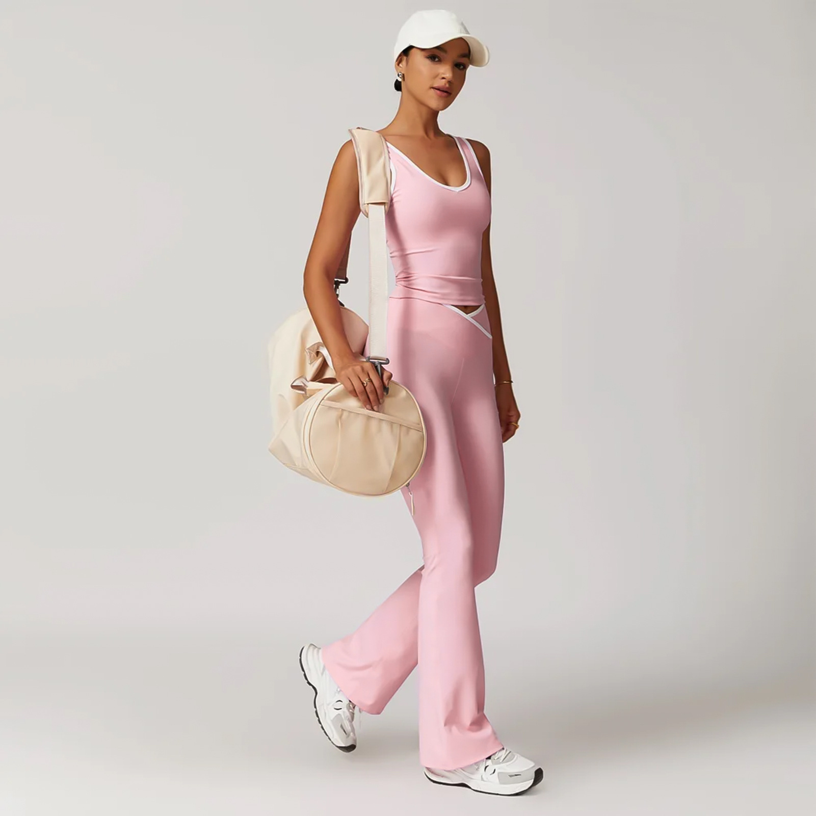 Women's Yoga Pants Two-Piece Set