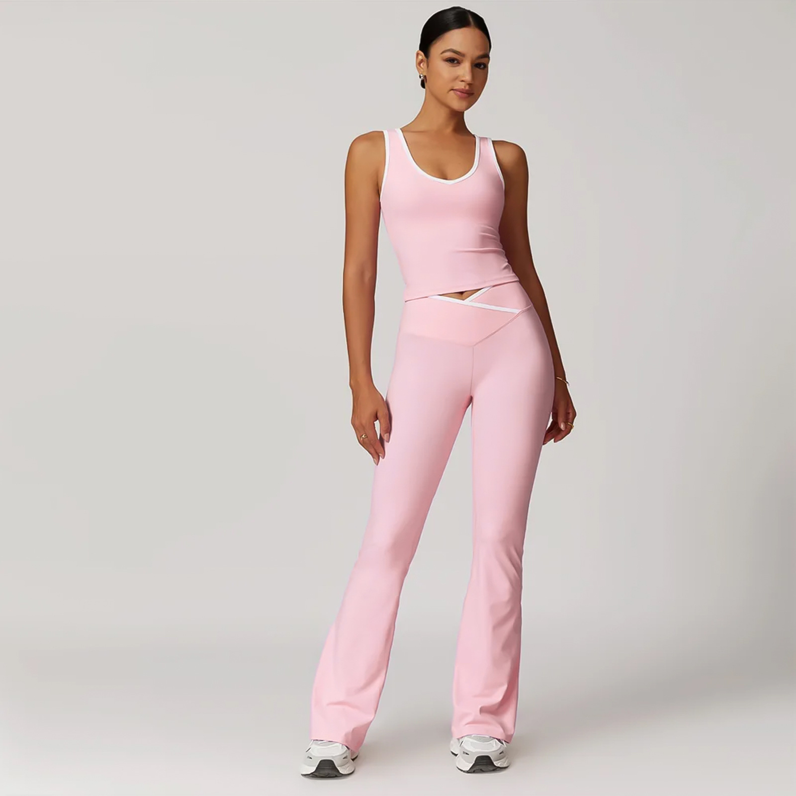 Women's Yoga Pants Two-Piece Set