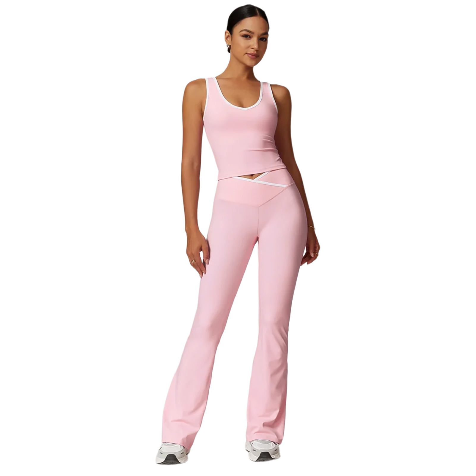 Women's Yoga Pants Two-Piece Set
