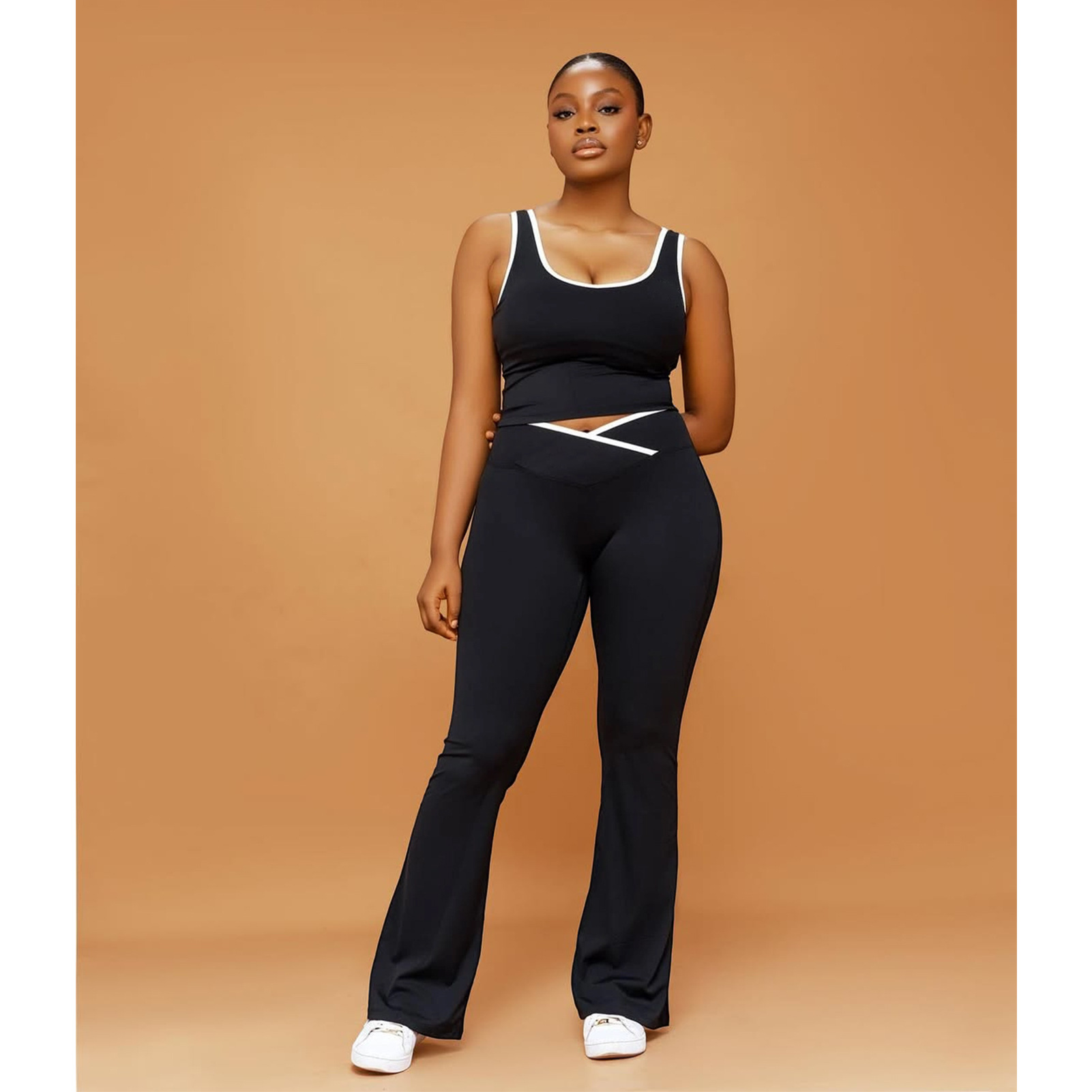 Women's Yoga Pants Two-Piece Set