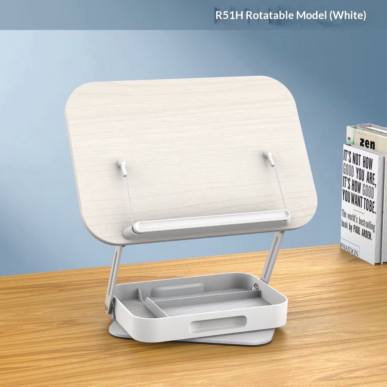 Wooden Tablet Desk Stand Adjustable