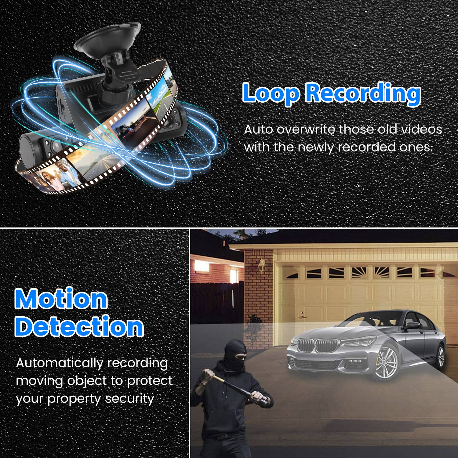 360 Degree View FHD 4 Channel Dash Cam