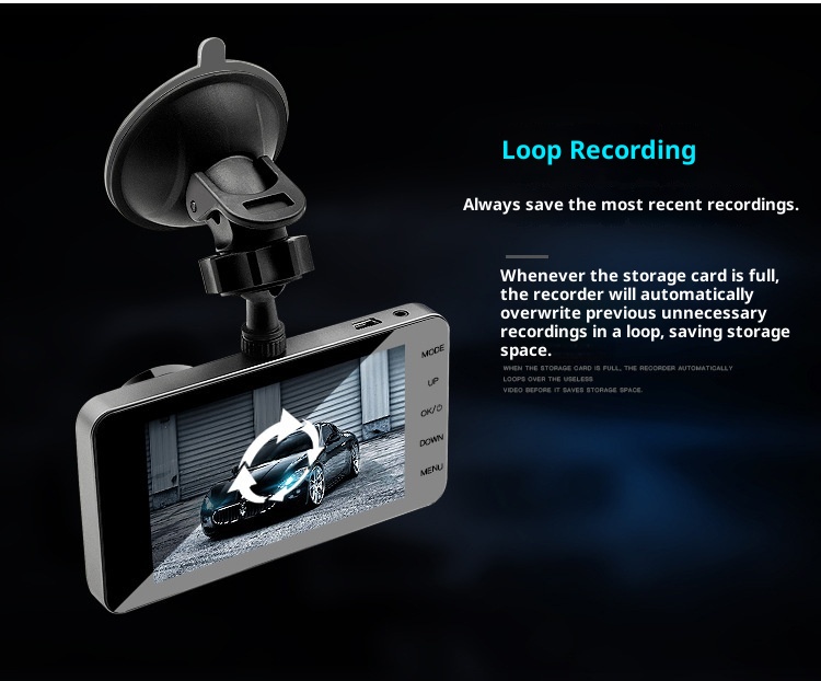 4-inch Dash Cam