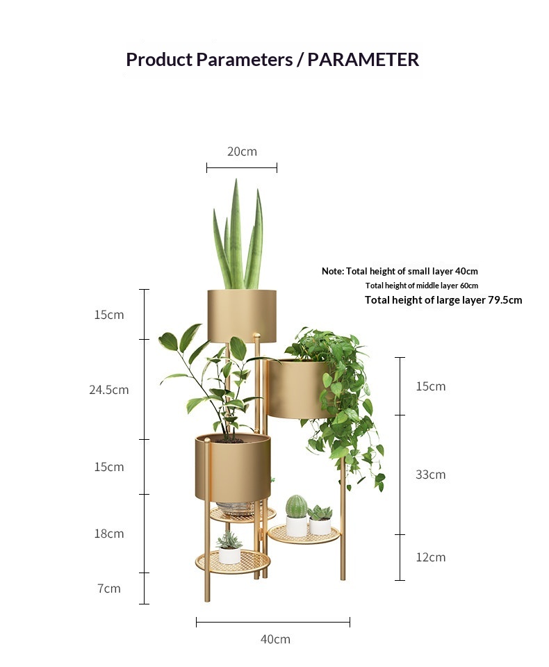 Pothos Flower Stand, Nordic Multi-tier Shelf