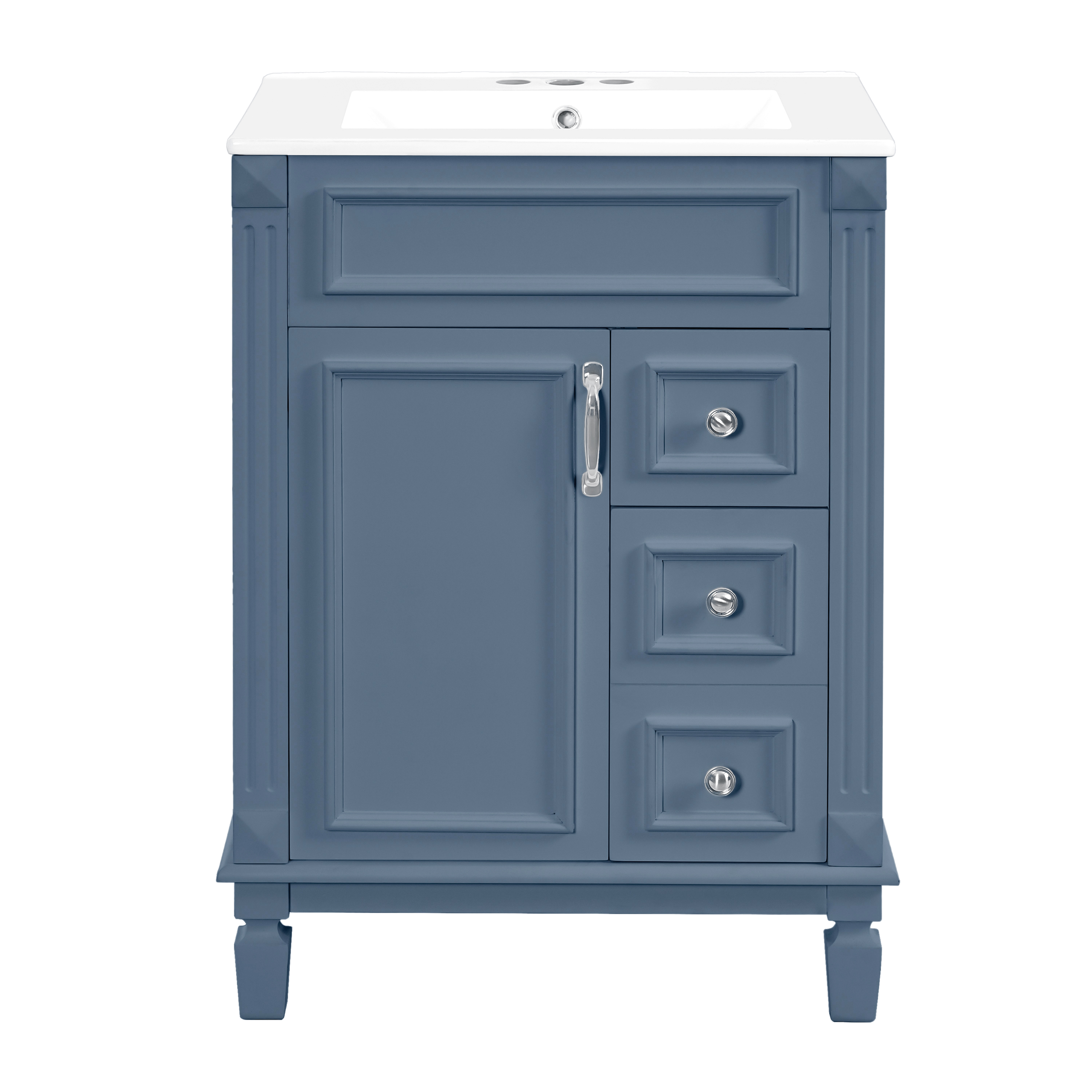 24 Bathroom Vanity Ceramic Sink
