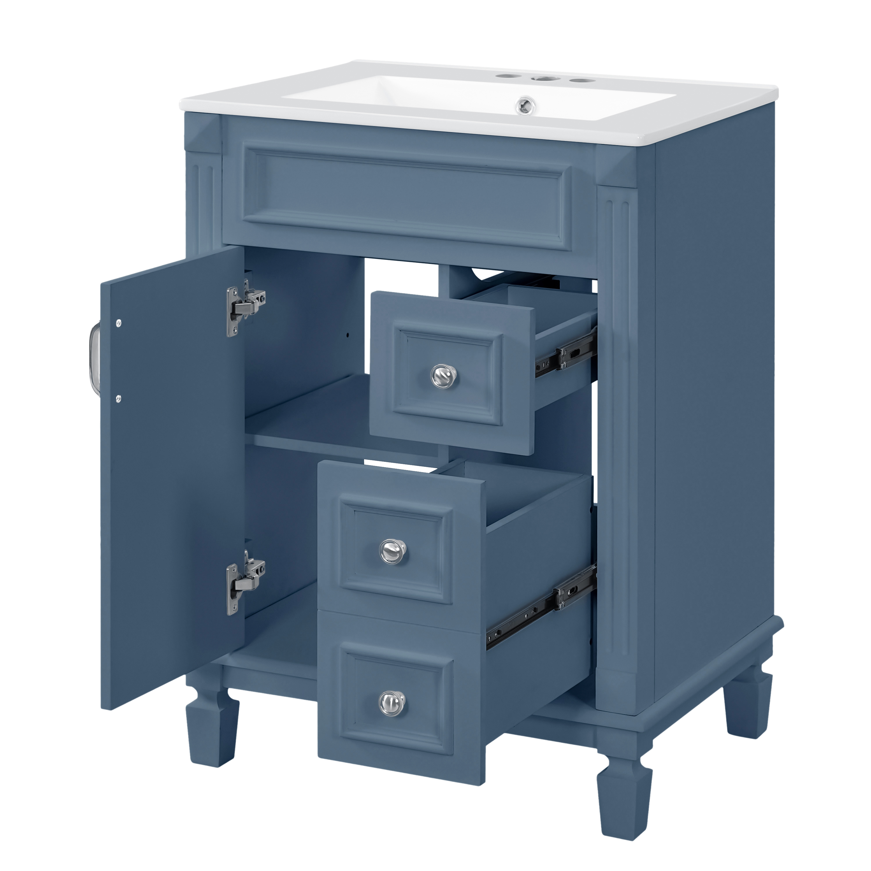 24 Bathroom Vanity Ceramic Sink