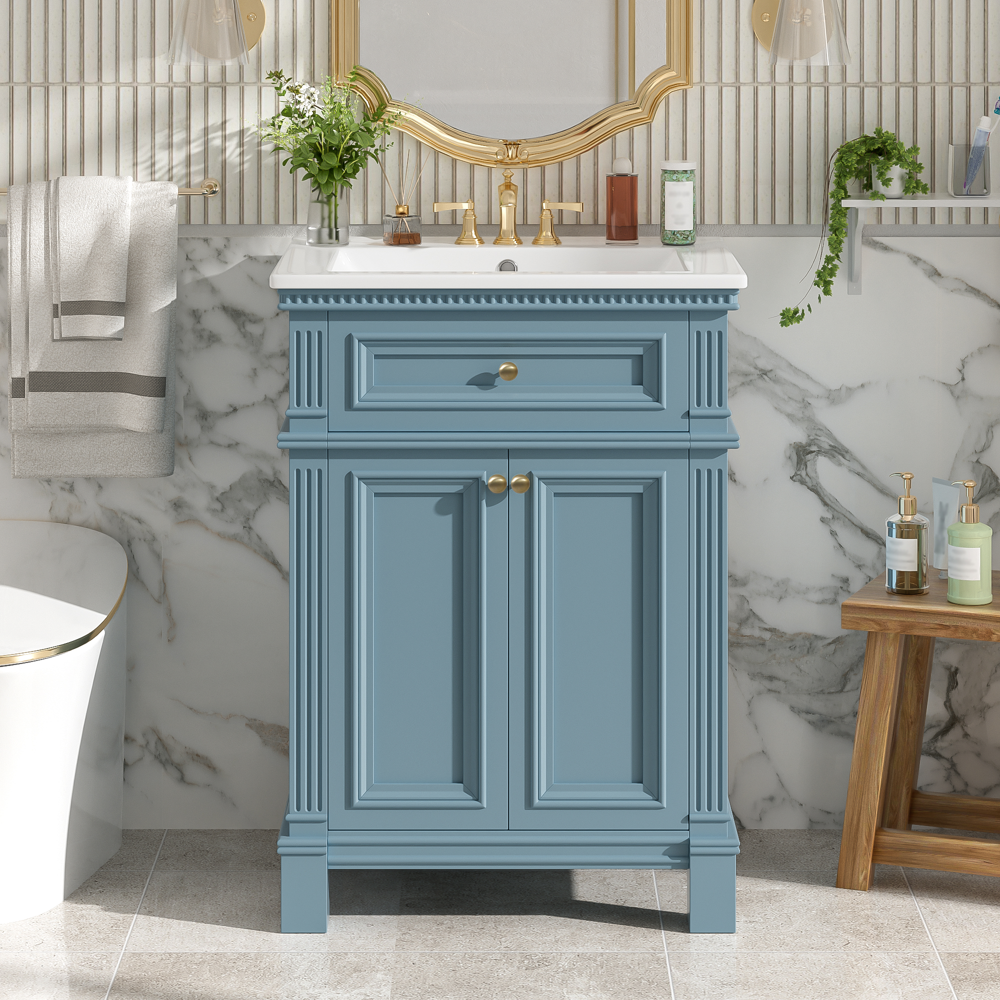 24 Vintage Bathroom Cabinet