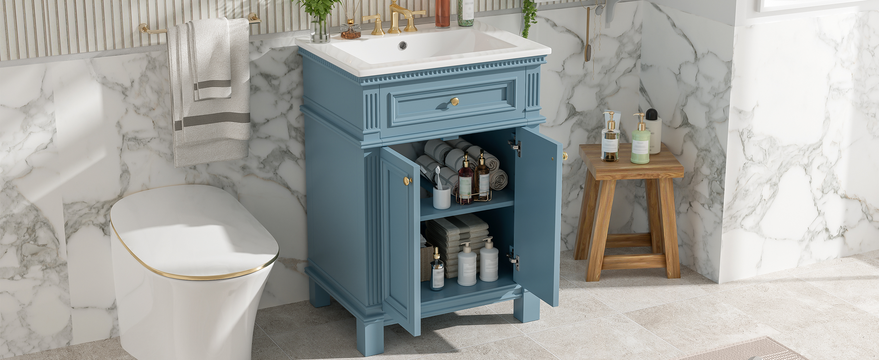 24 Vintage Bathroom Cabinet