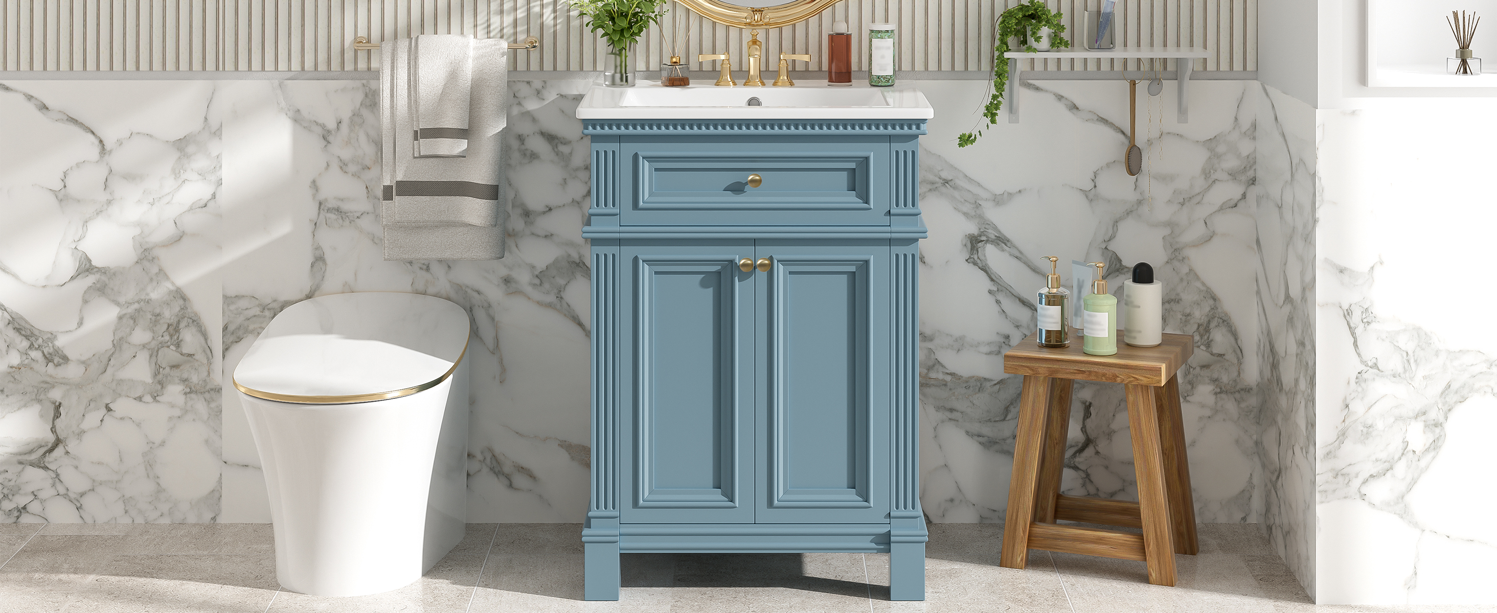 24 Vintage Bathroom Cabinet
