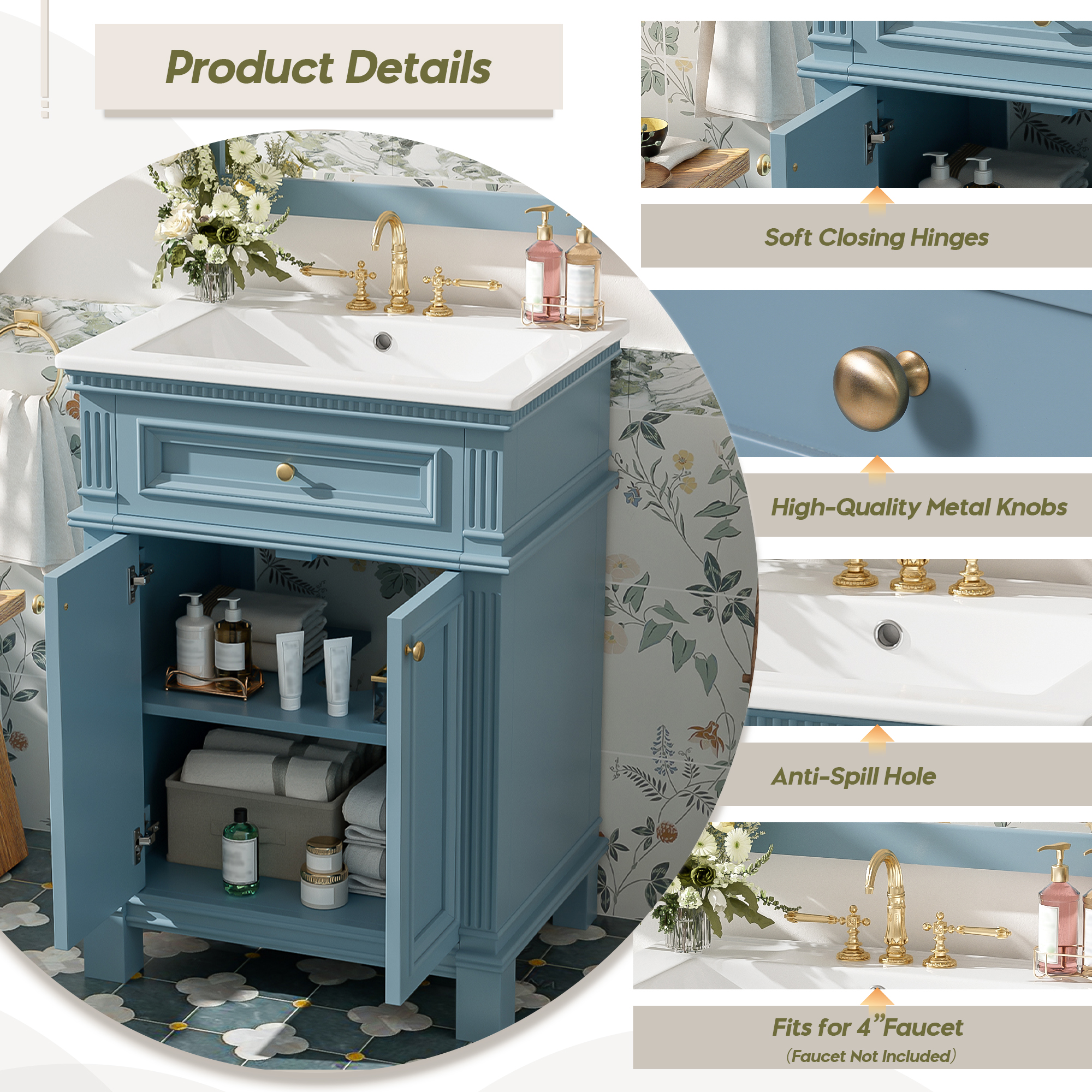 24 Vintage Bathroom Cabinet