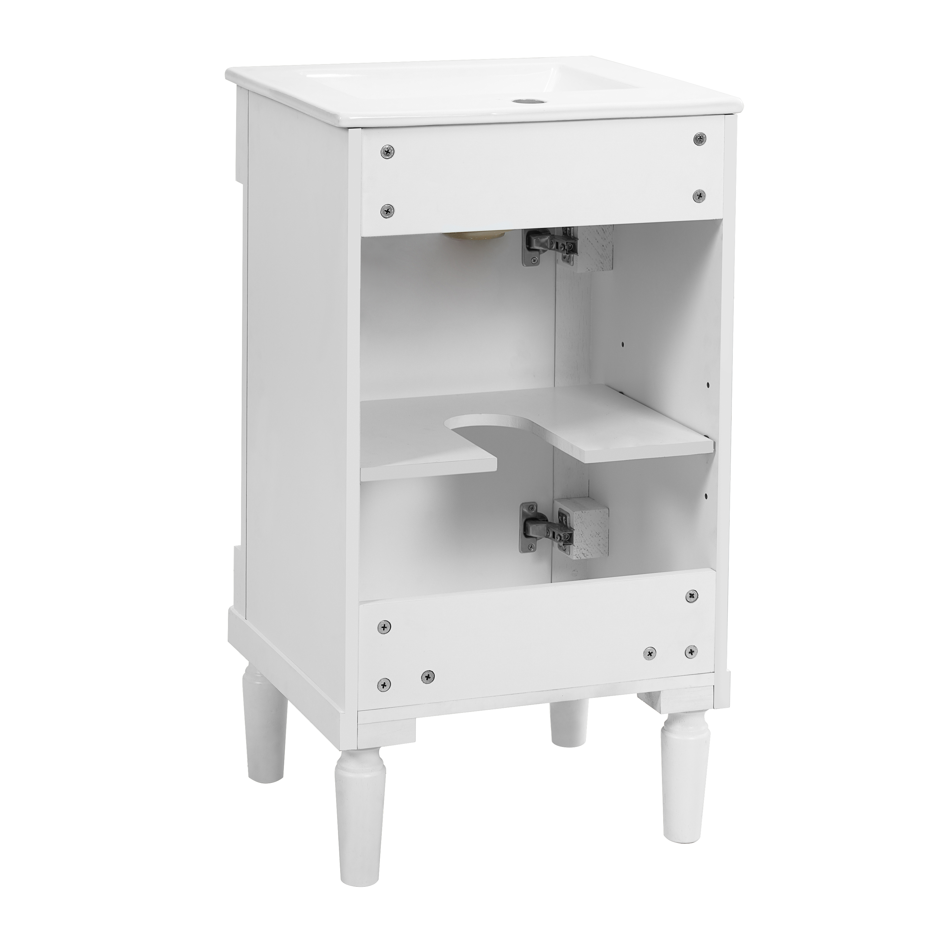 French Style Bathroom Cabinet 18inch