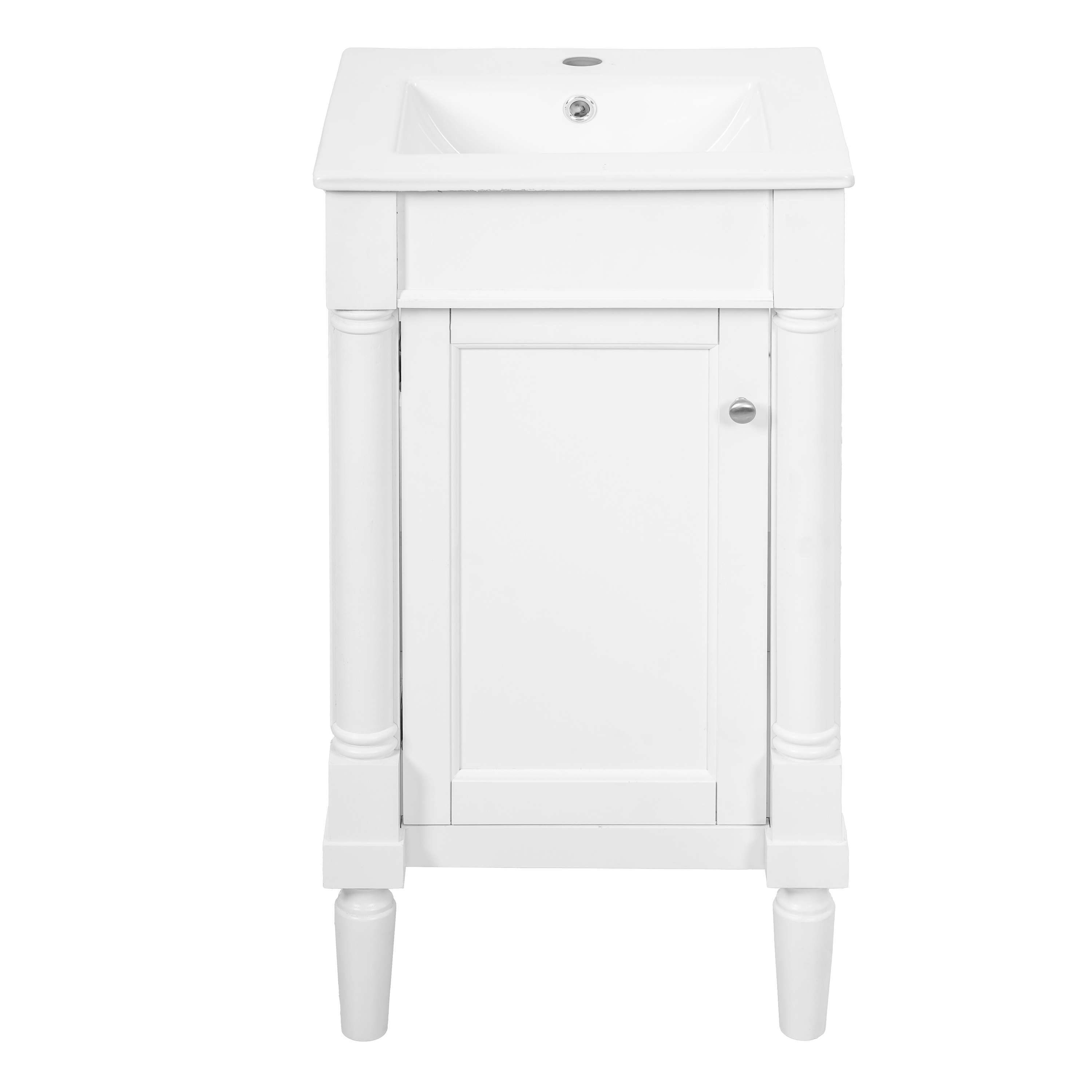 French Style Bathroom Cabinet 18inch