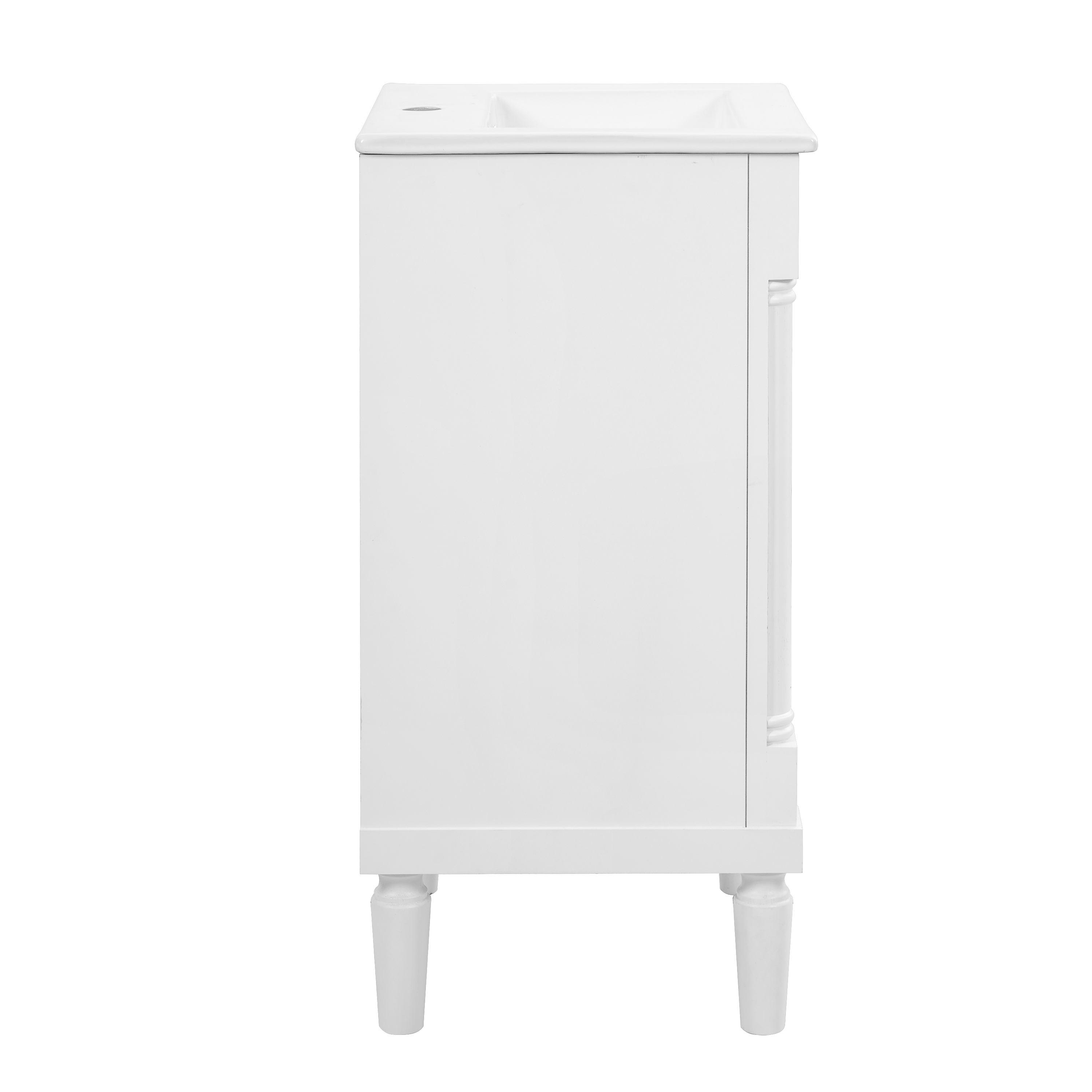 French Style Bathroom Cabinet 18inch