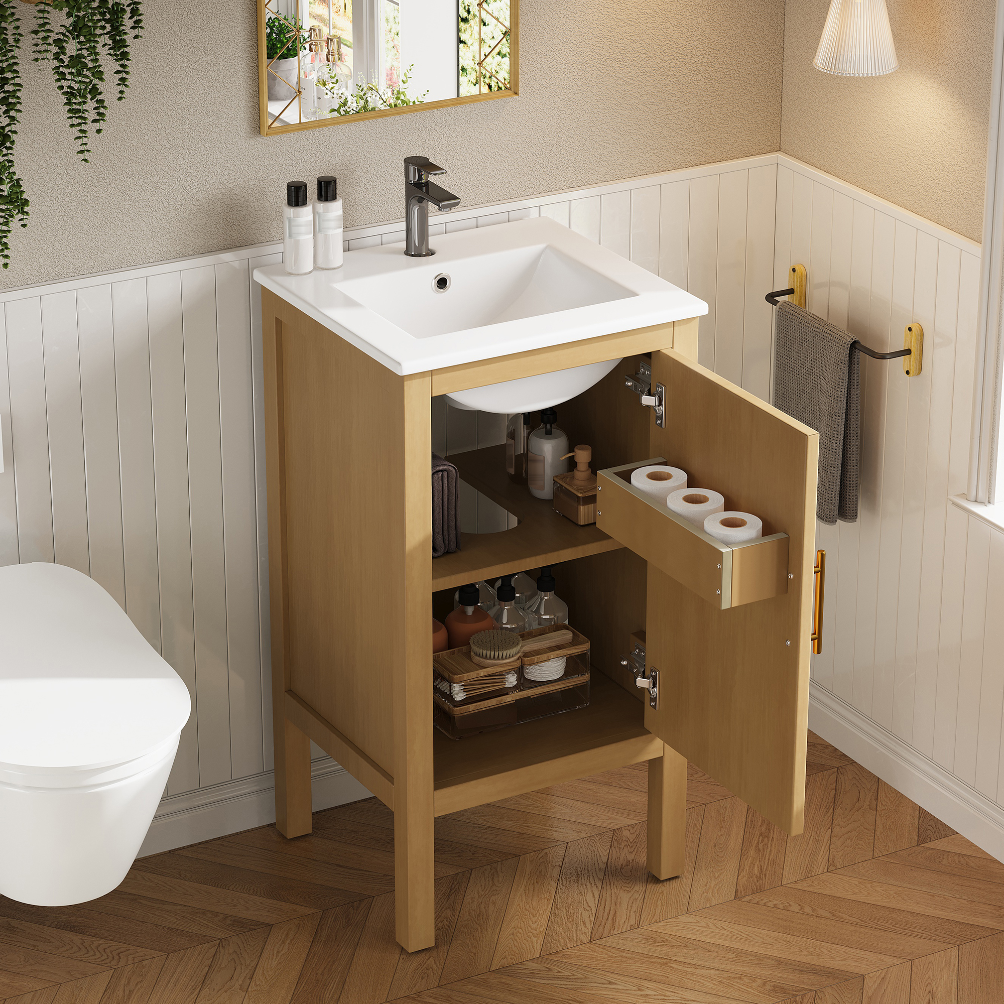 Bathroom Cabinet With Storage