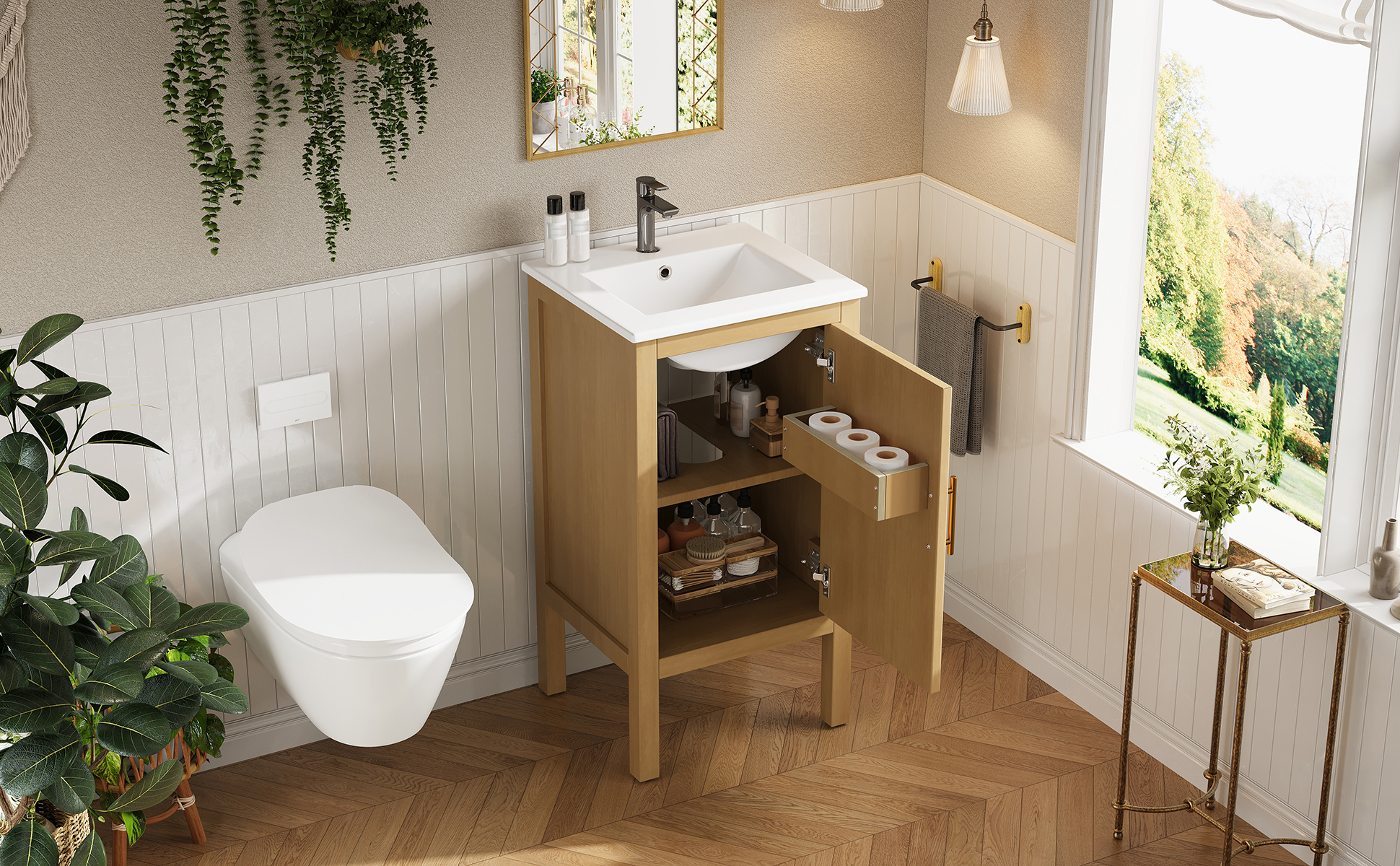 Bathroom Cabinet With Storage
