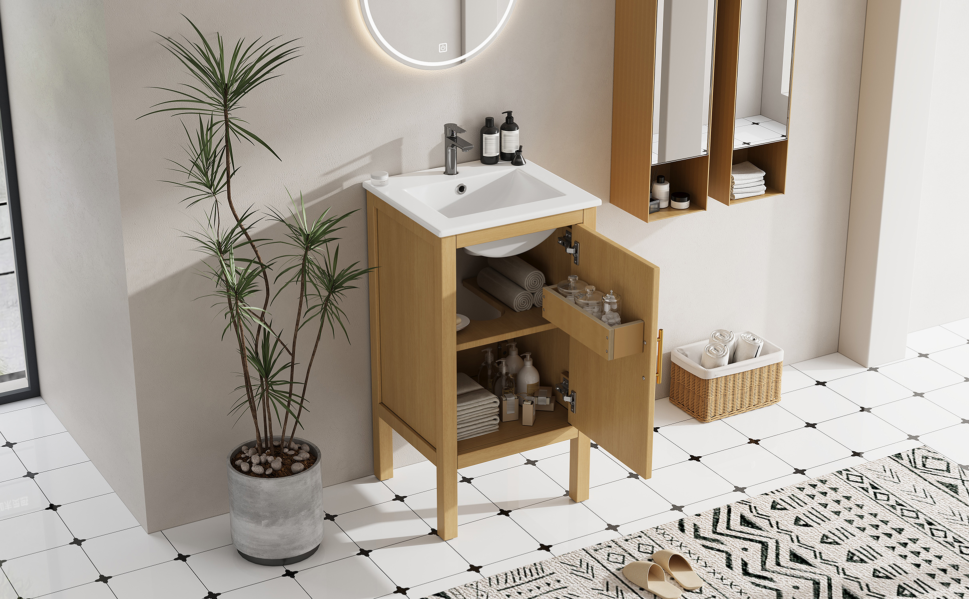 Bathroom Cabinet With Storage