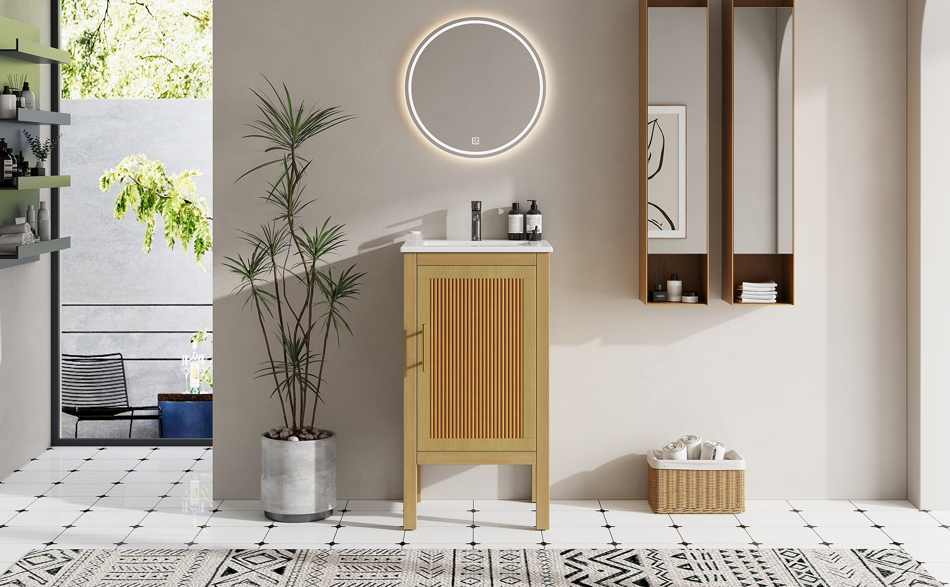 Bathroom Cabinet With Storage