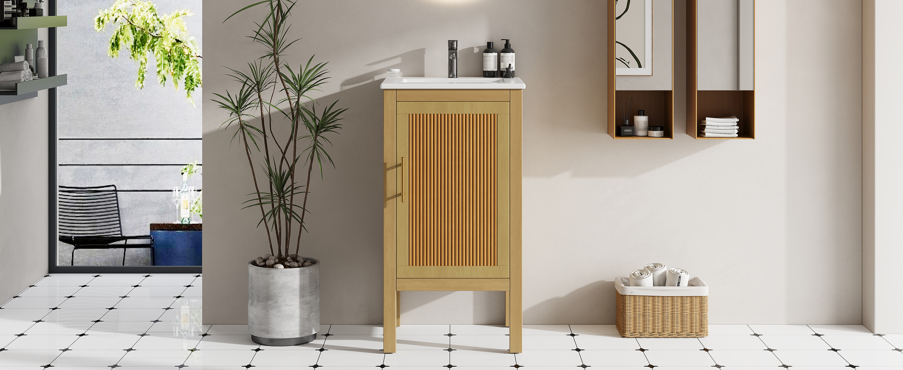 Bathroom Cabinet With Storage