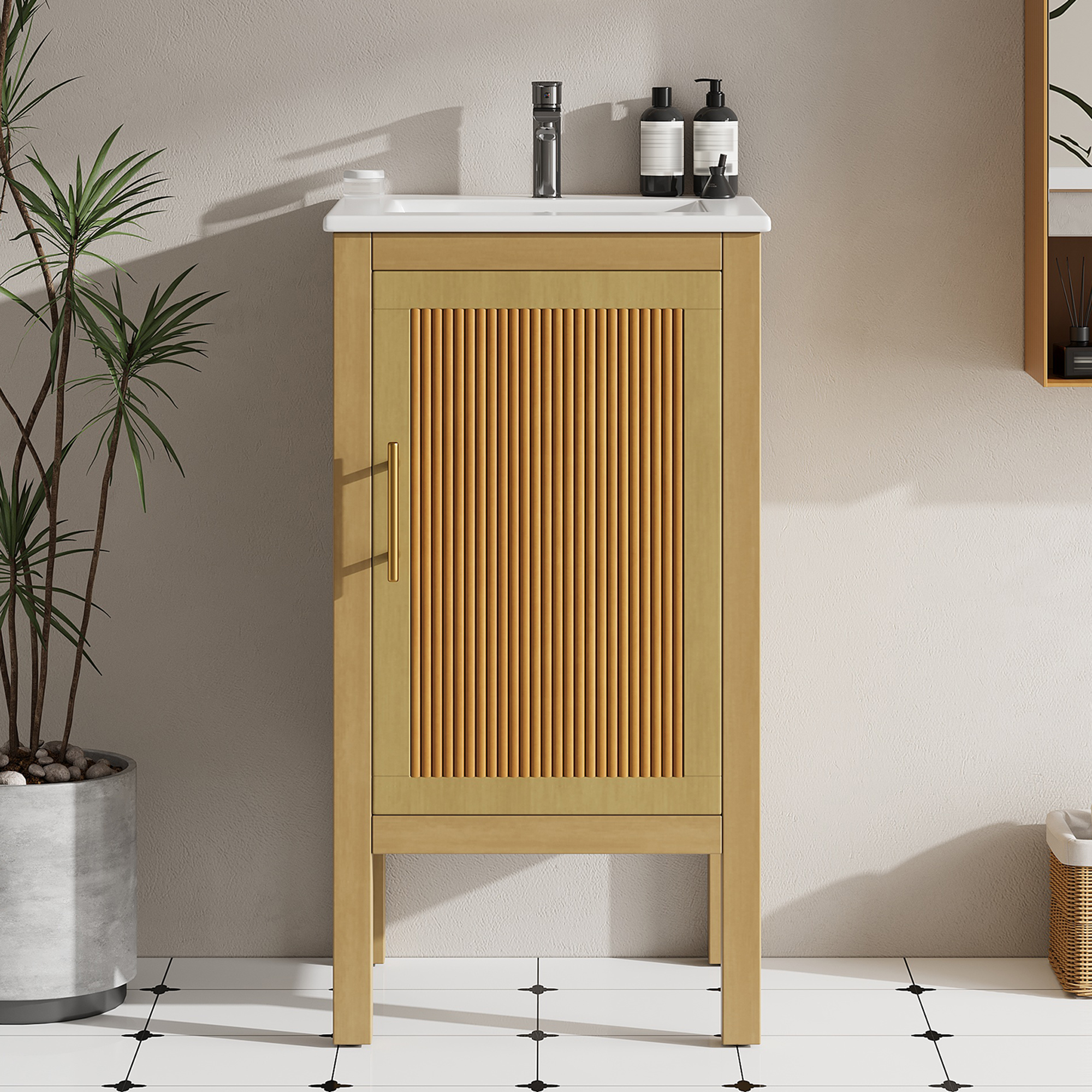 Bathroom Cabinet With Storage