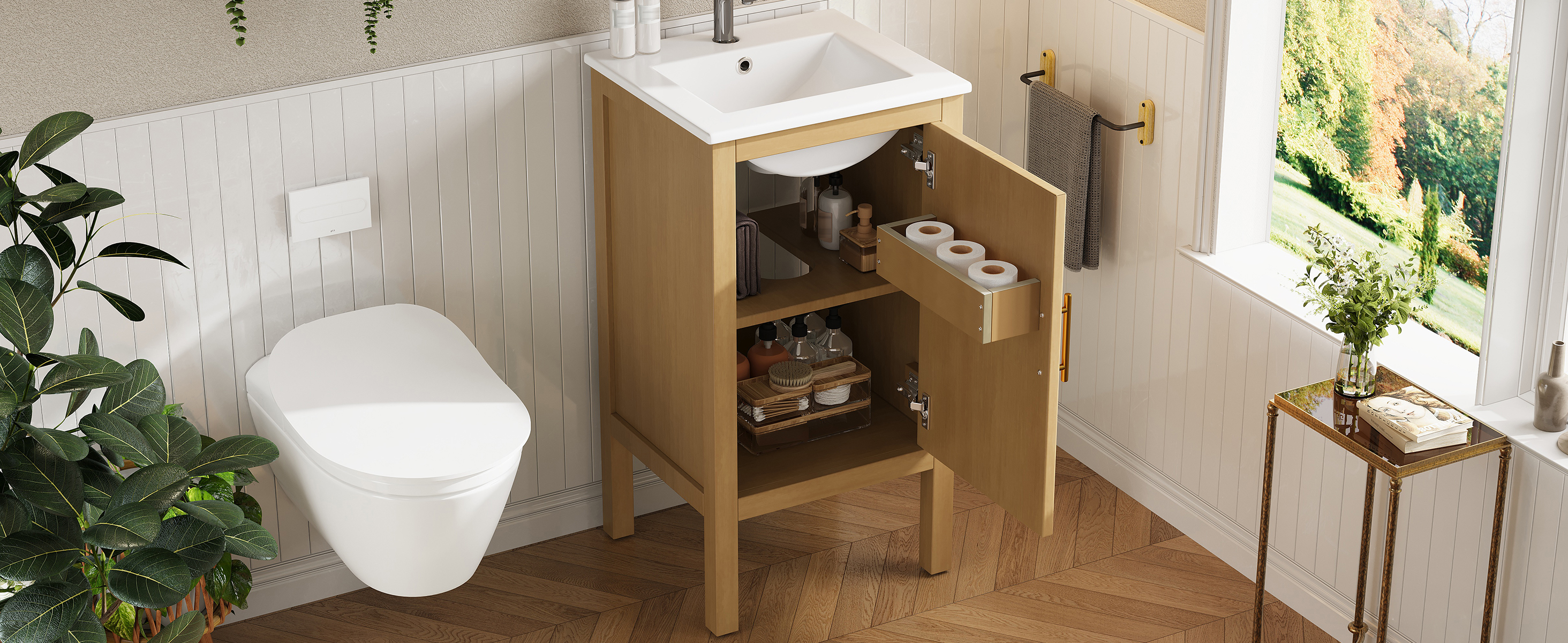 Bathroom Cabinet With Storage