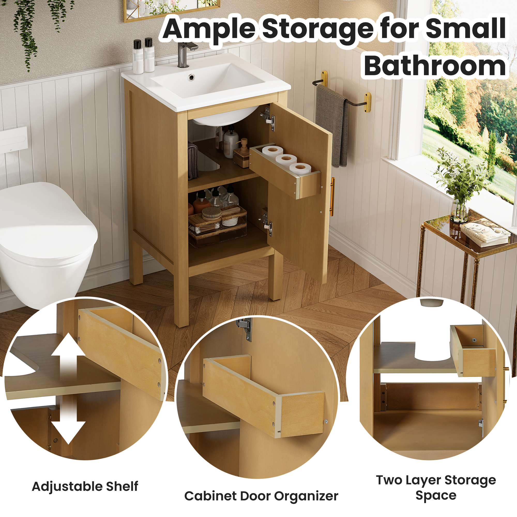 Bathroom Cabinet With Storage