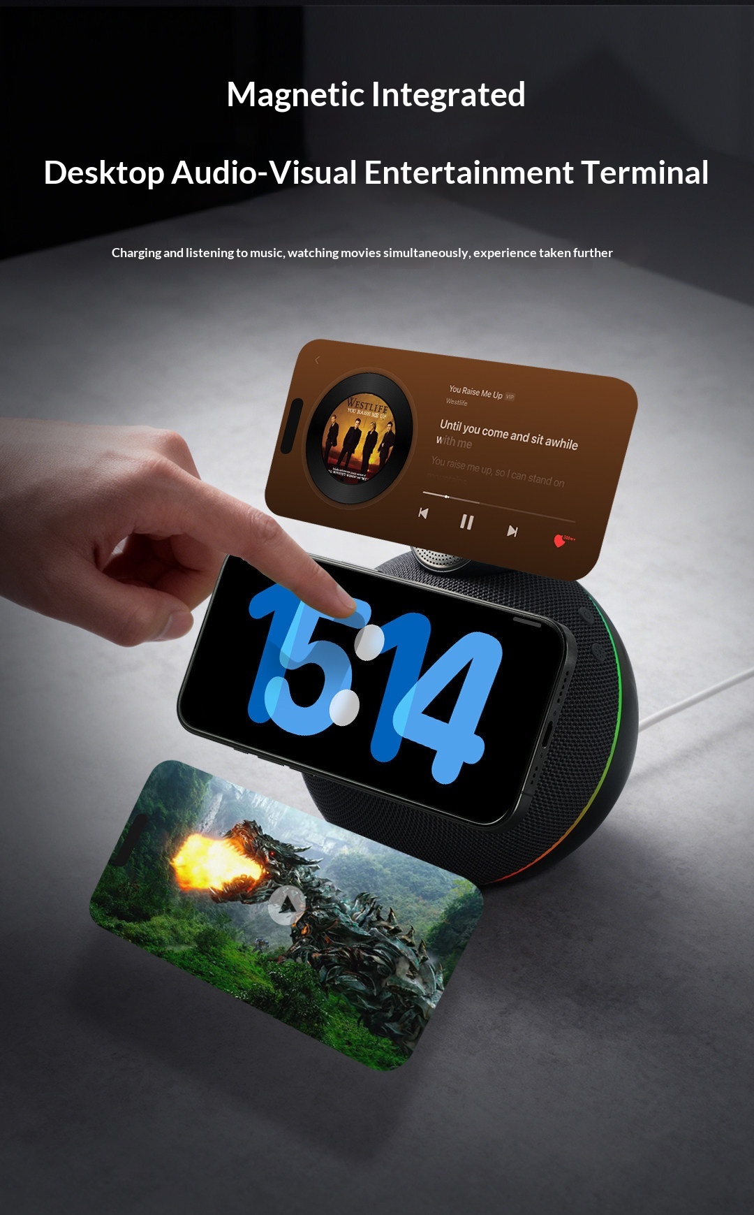 Wireless Fast-Charging Speaker