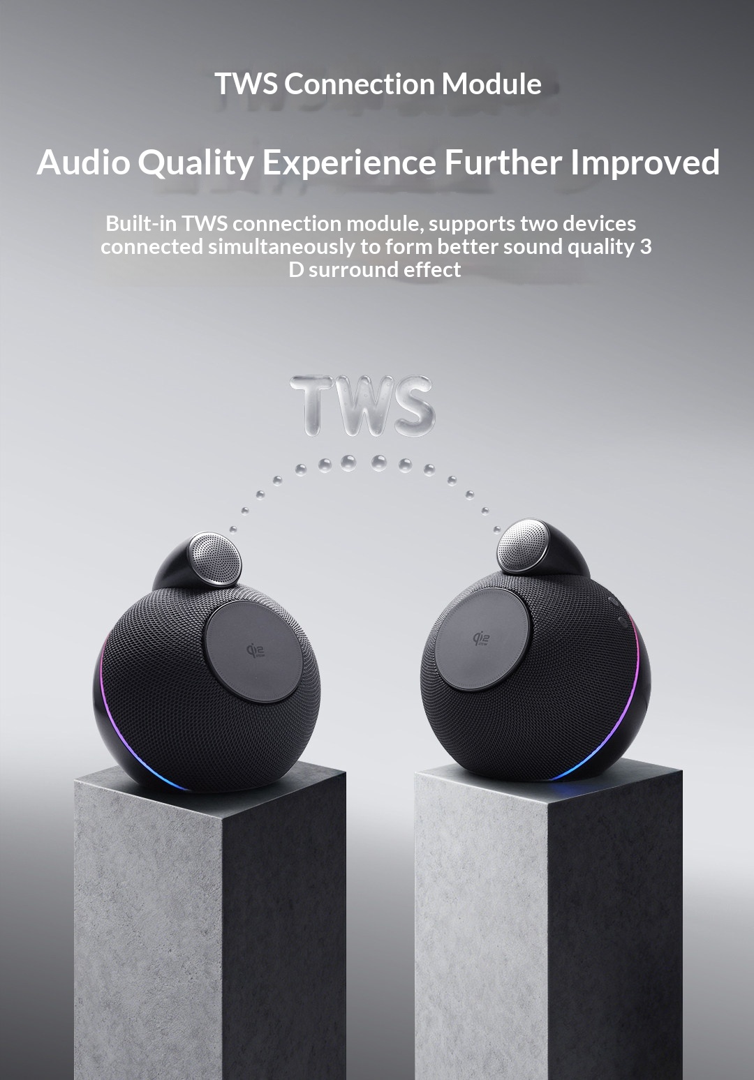 Wireless Fast-Charging Speaker