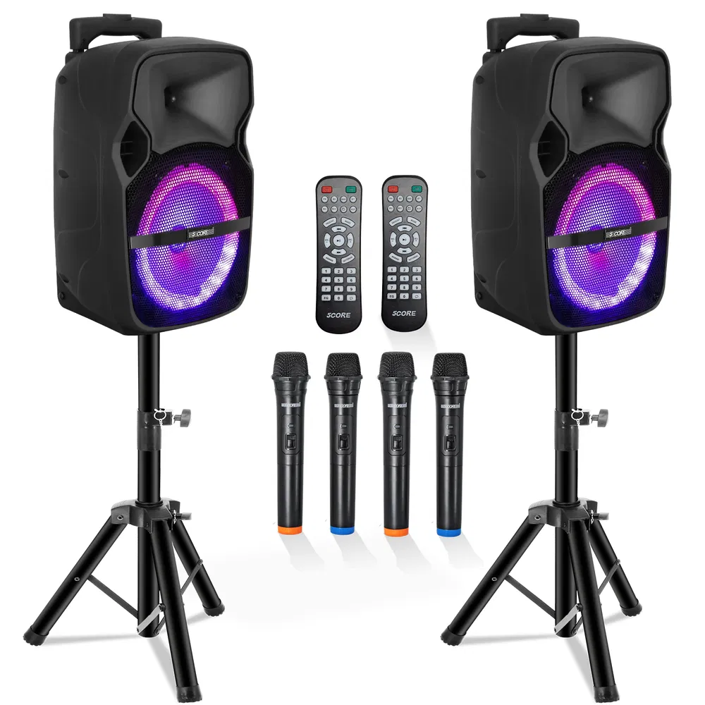 Party Speaker, 5 Core Bluetooth with Disco Lights