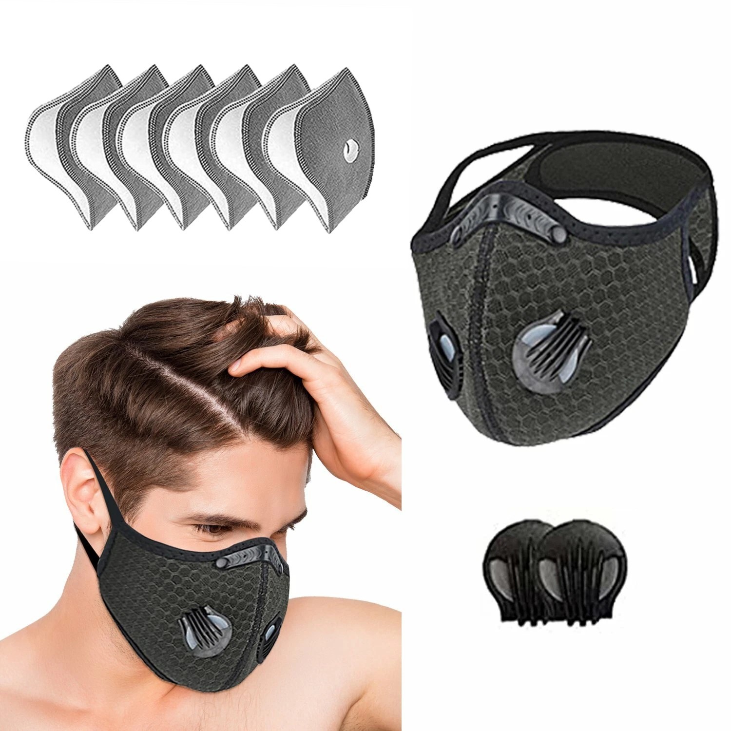 Face Mask Active Carbon Filter