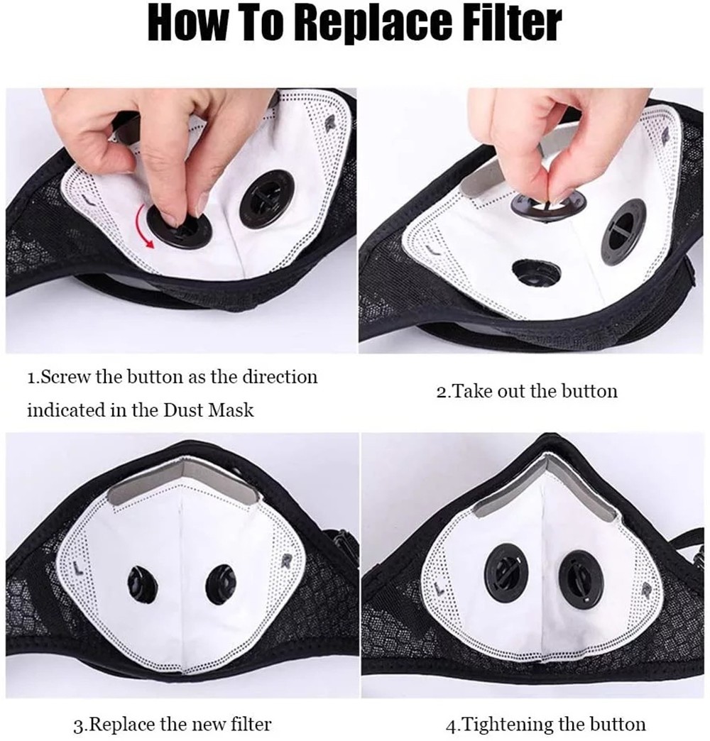 Face Mask Active Carbon Filter