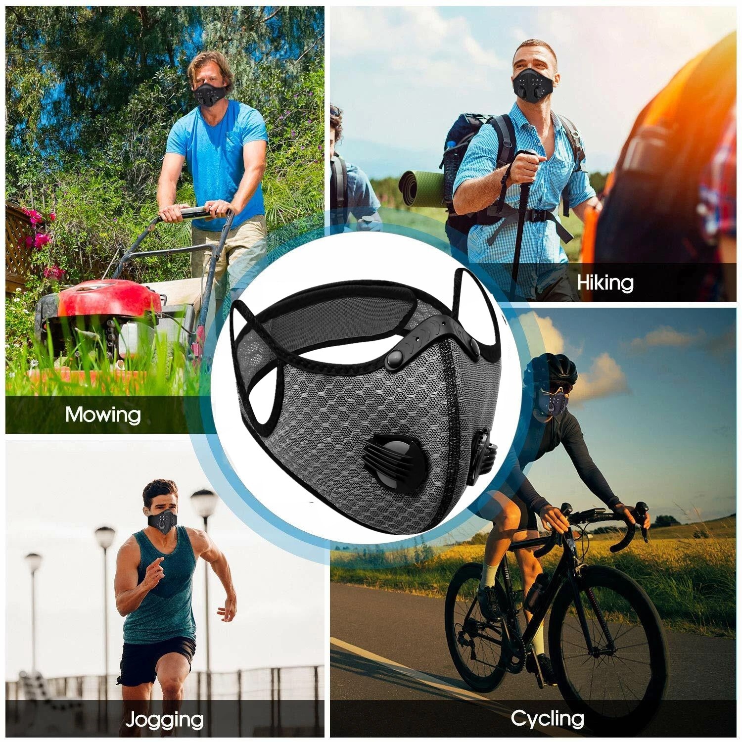 Face Mask Active Carbon Filter