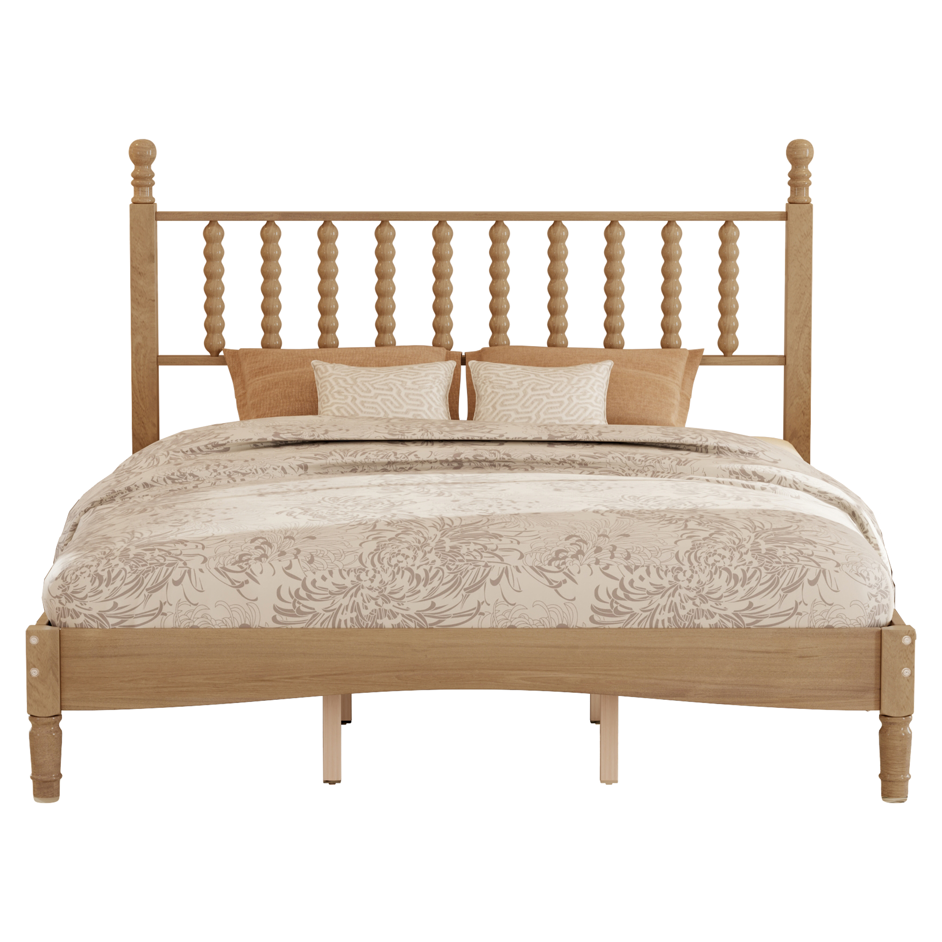 Queen Wood Platform Bed