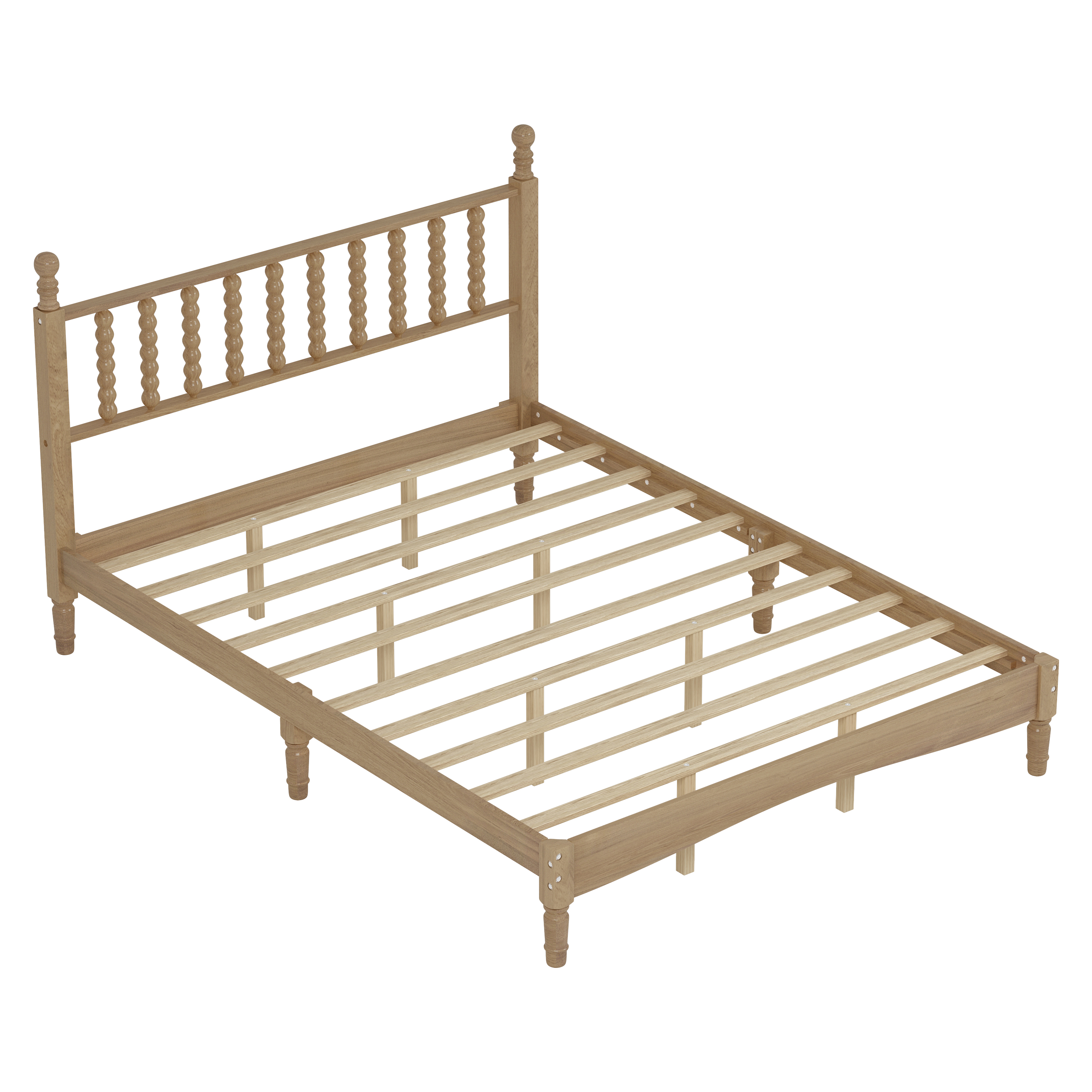 Queen Wood Platform Bed