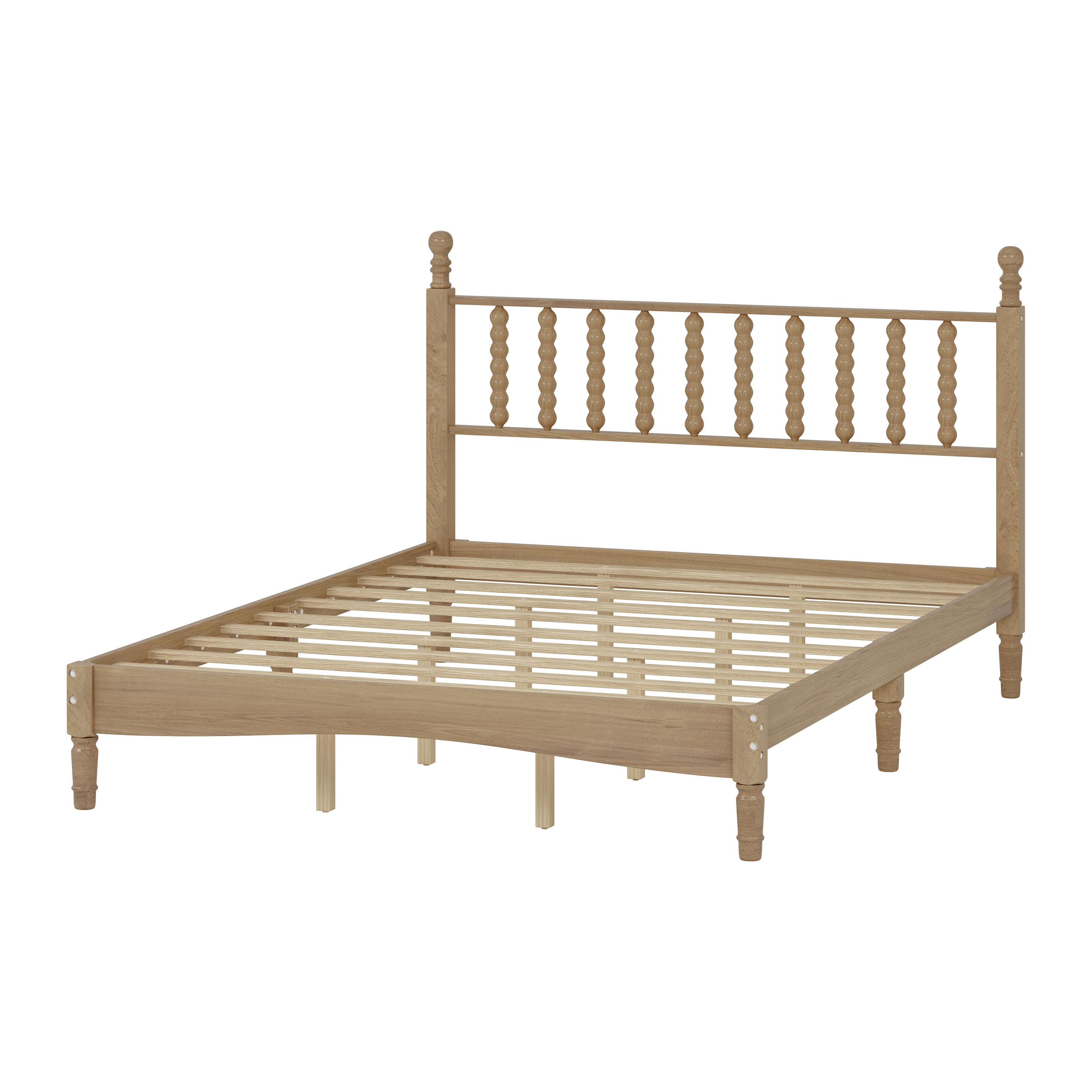 Queen Wood Platform Bed