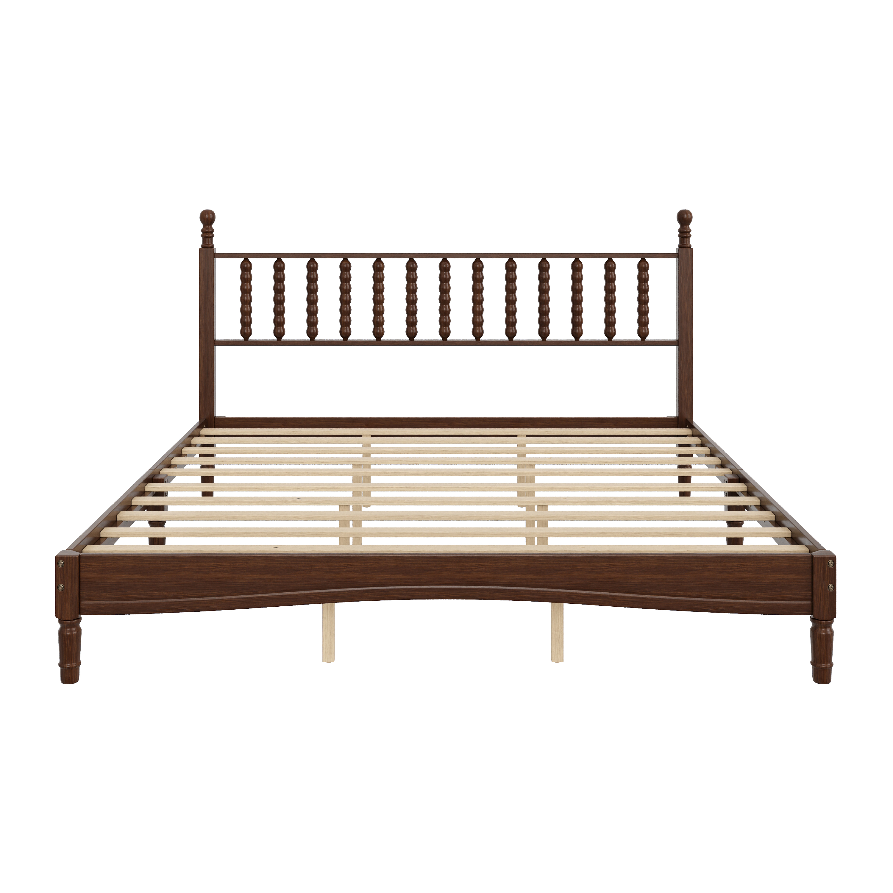 King Wood Platform Bed