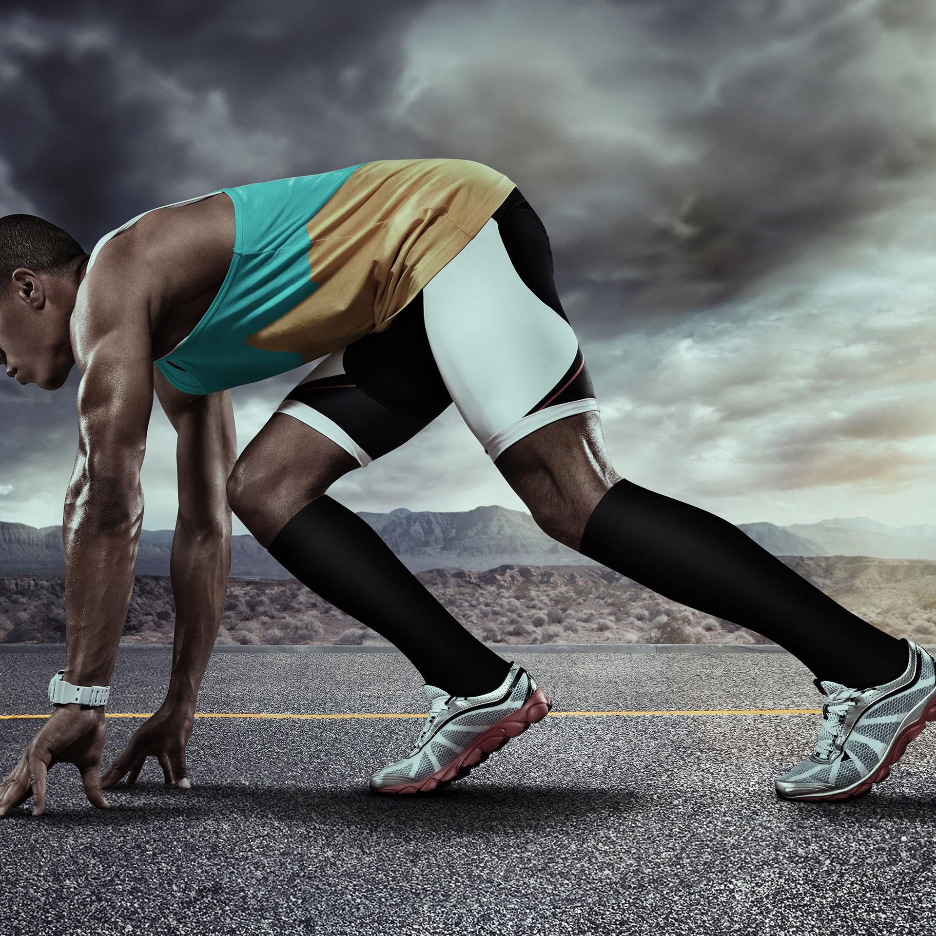 Leg Sleeves Athletic Socks